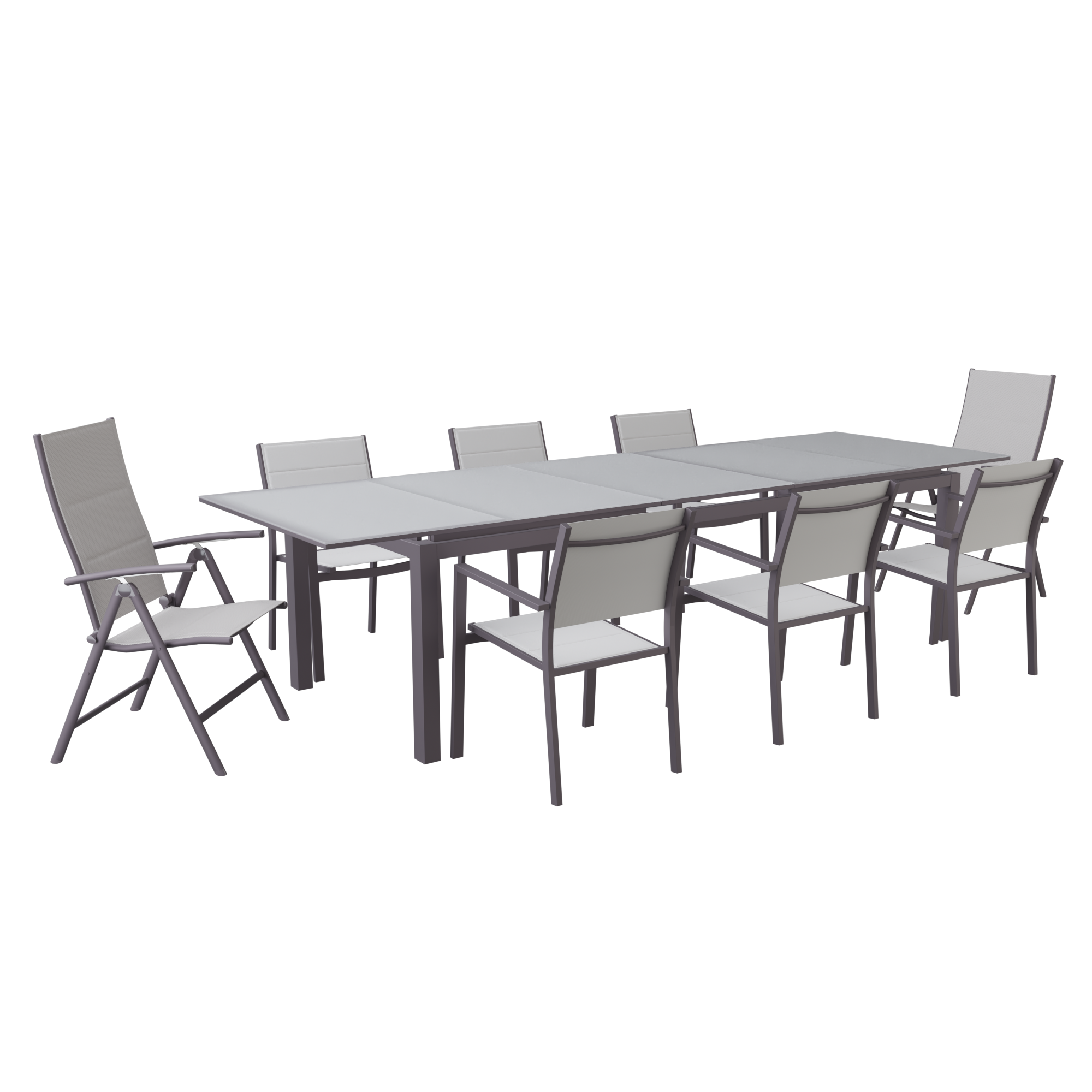 Cadeira de alumínio NATERIAL ORION BETA II MOKA - 10