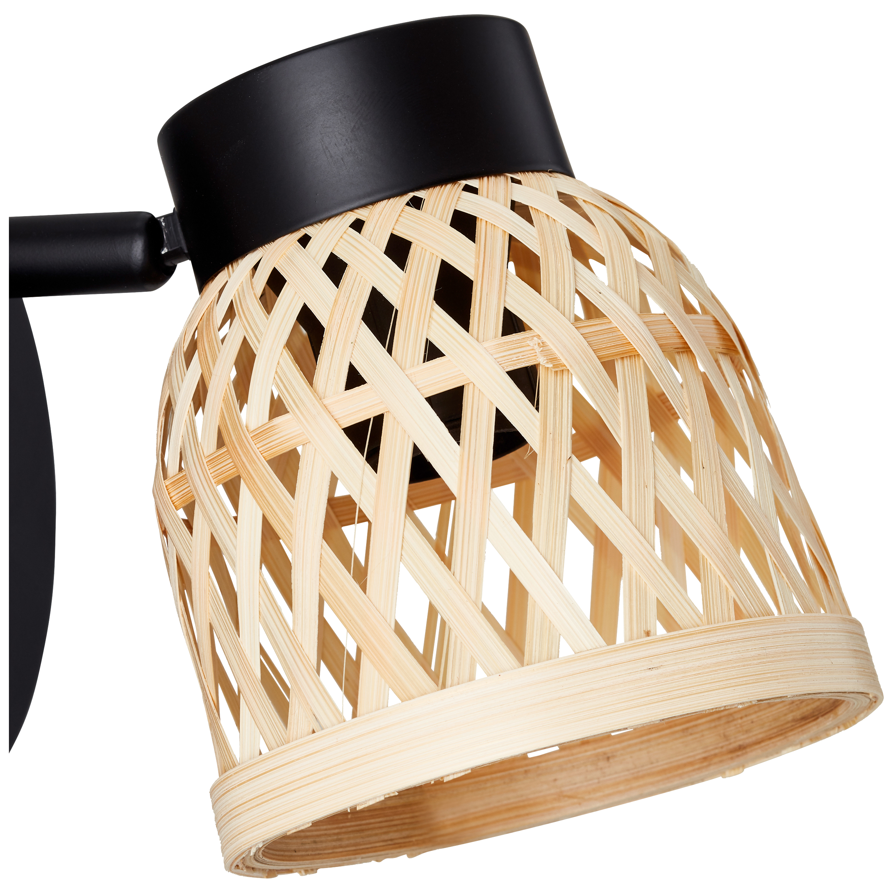 Foco decorativo NINON 1 luz E14 bamboo preto inspire - 8