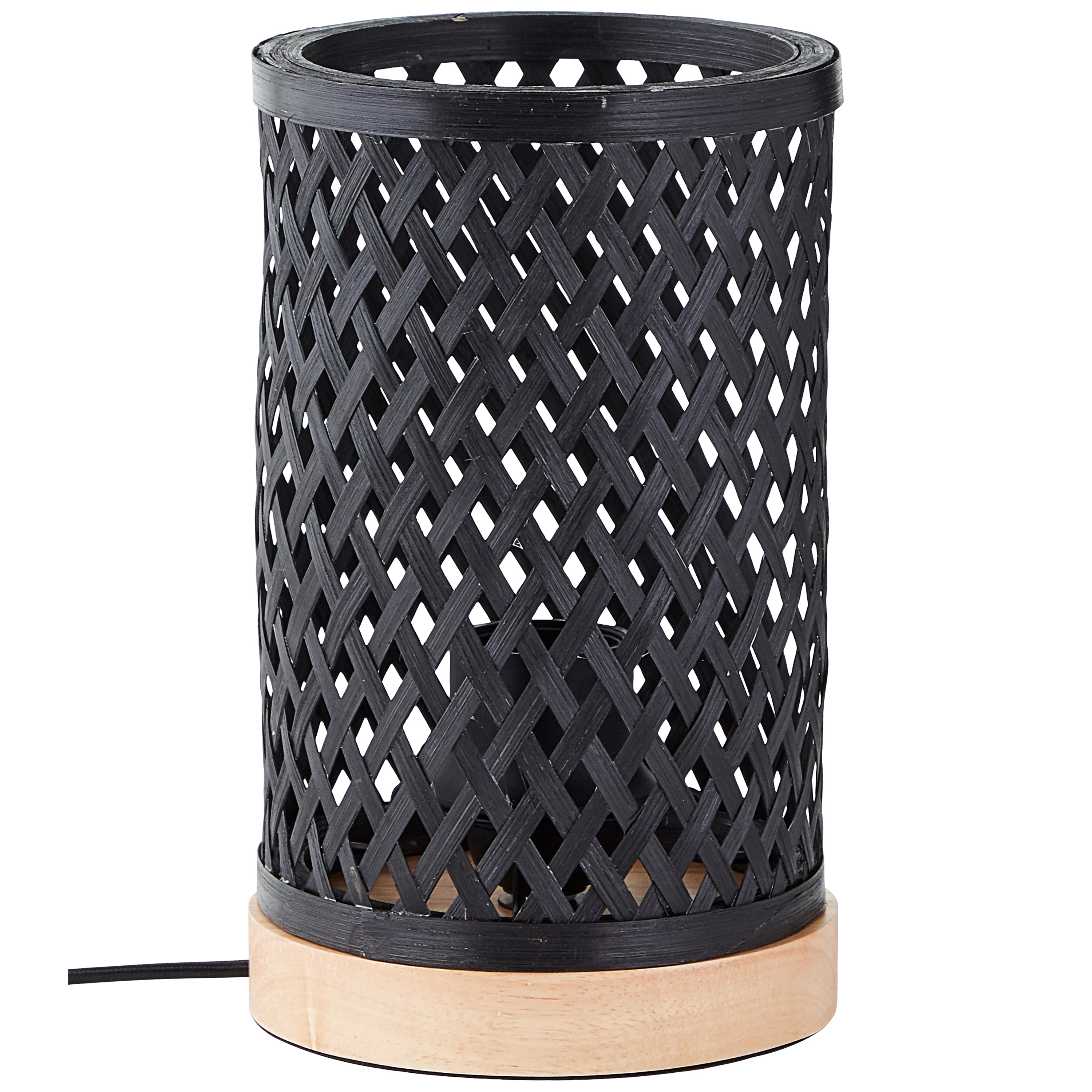 Candeeiro de mesa 23 cm 1 luz bambo preto Inspire Ninon - 29