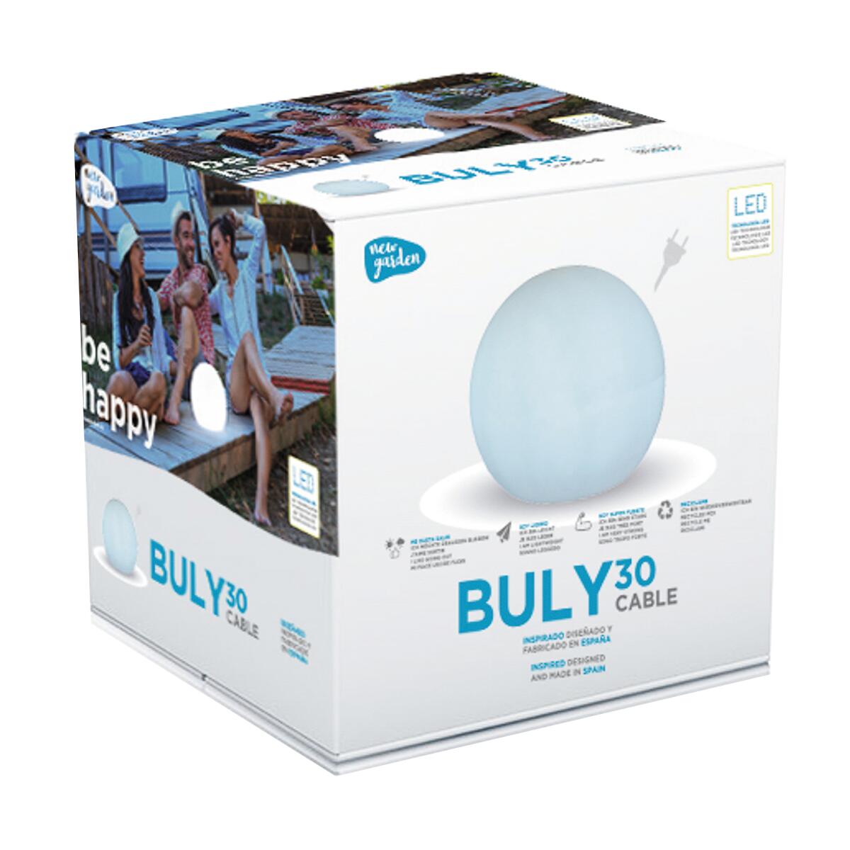 Lampada da esterno BULY H 26.5 cm, in polietilene , luce bianco freddo E27 650LM NEWGARDEN - 16