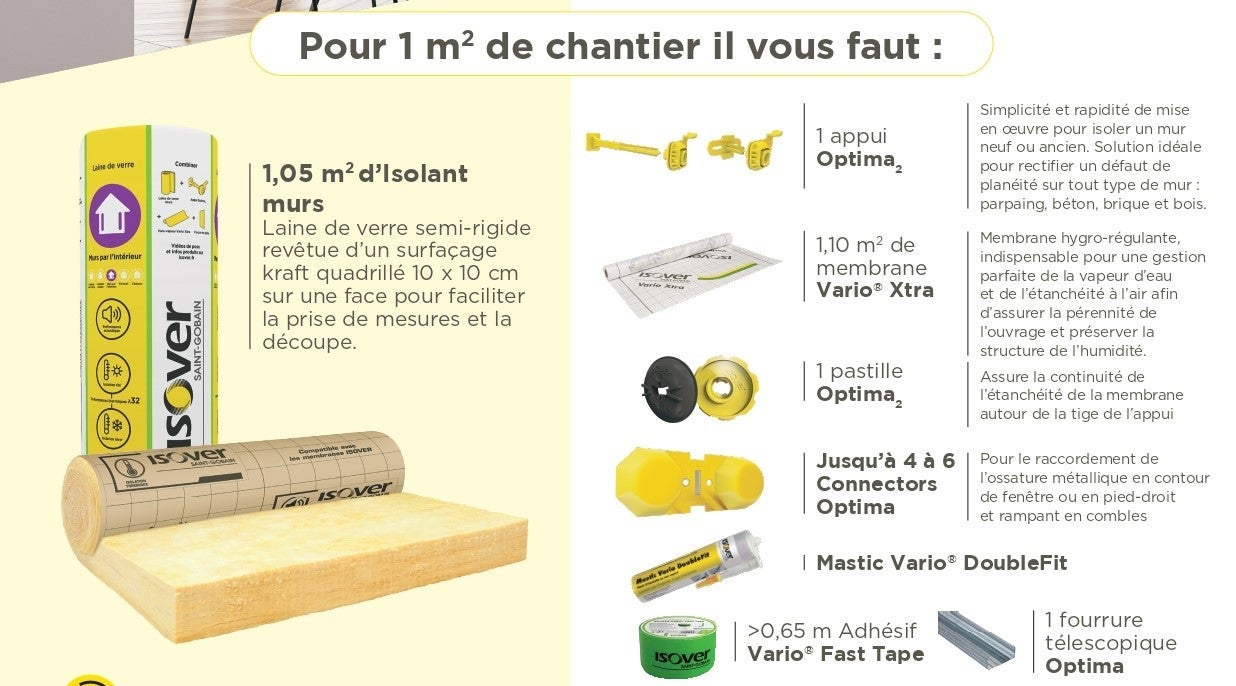 laine de verre Isover  - 7