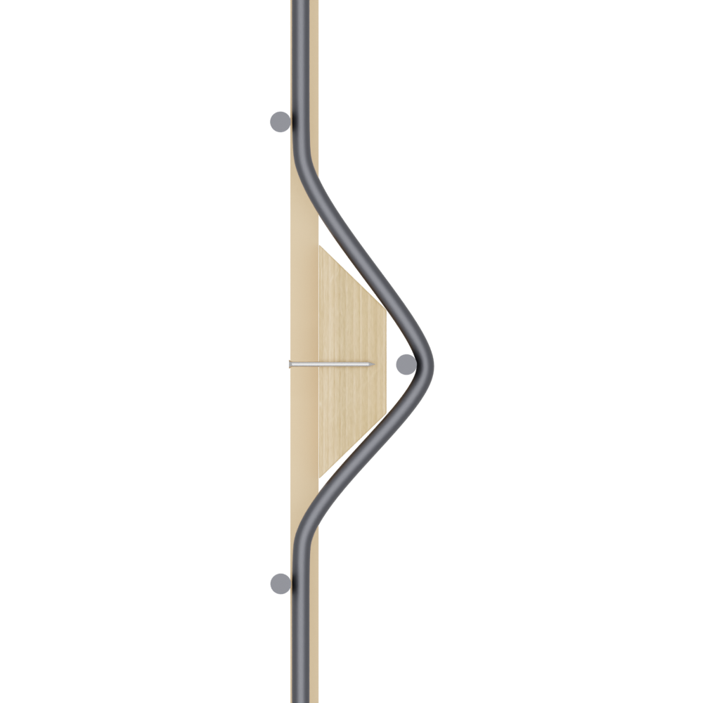 Kit de 45 lamelles occultantes bois L.2,5m x H.1,53 m naturel, FIBERDECK - 7