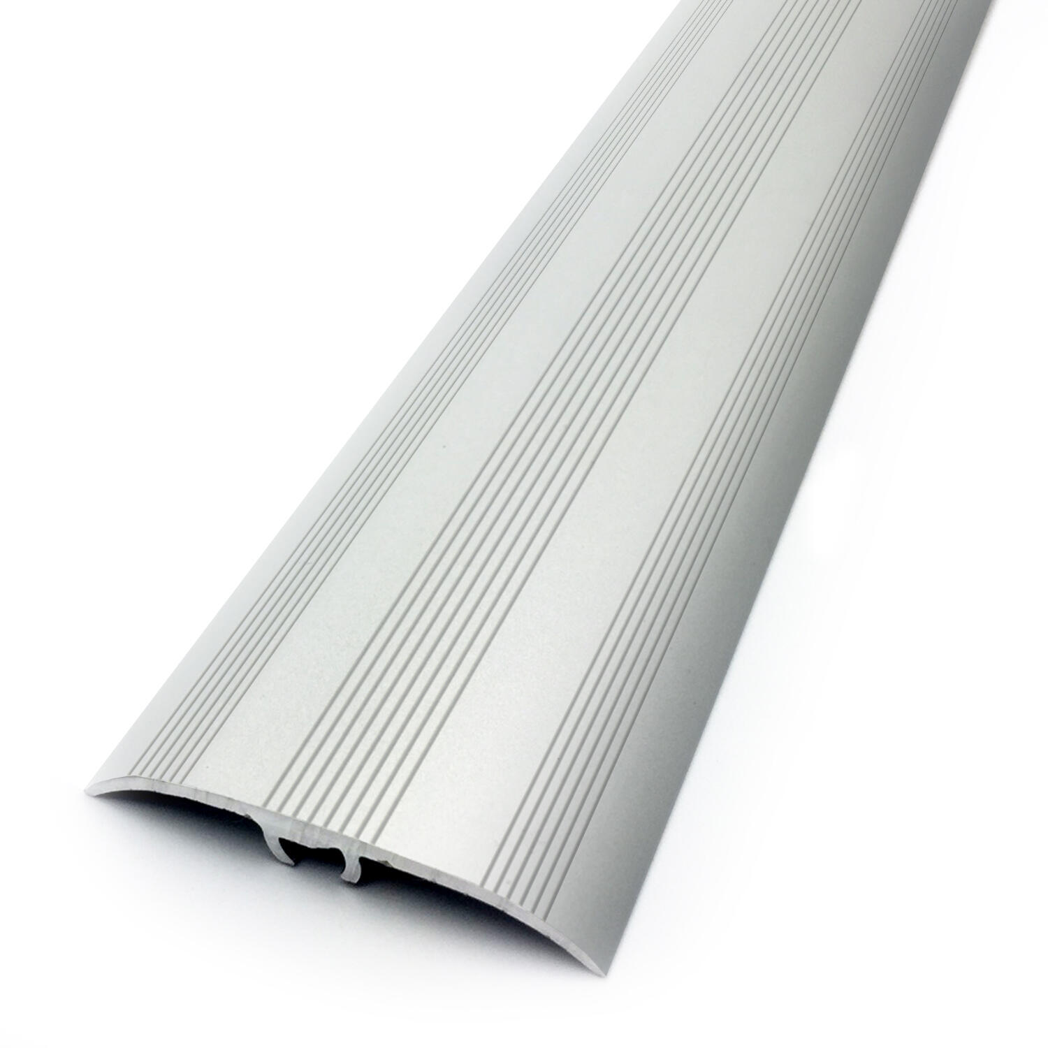 Barre de seuil aluminium strié à visser L.270 x l.4,10 cm  - 6