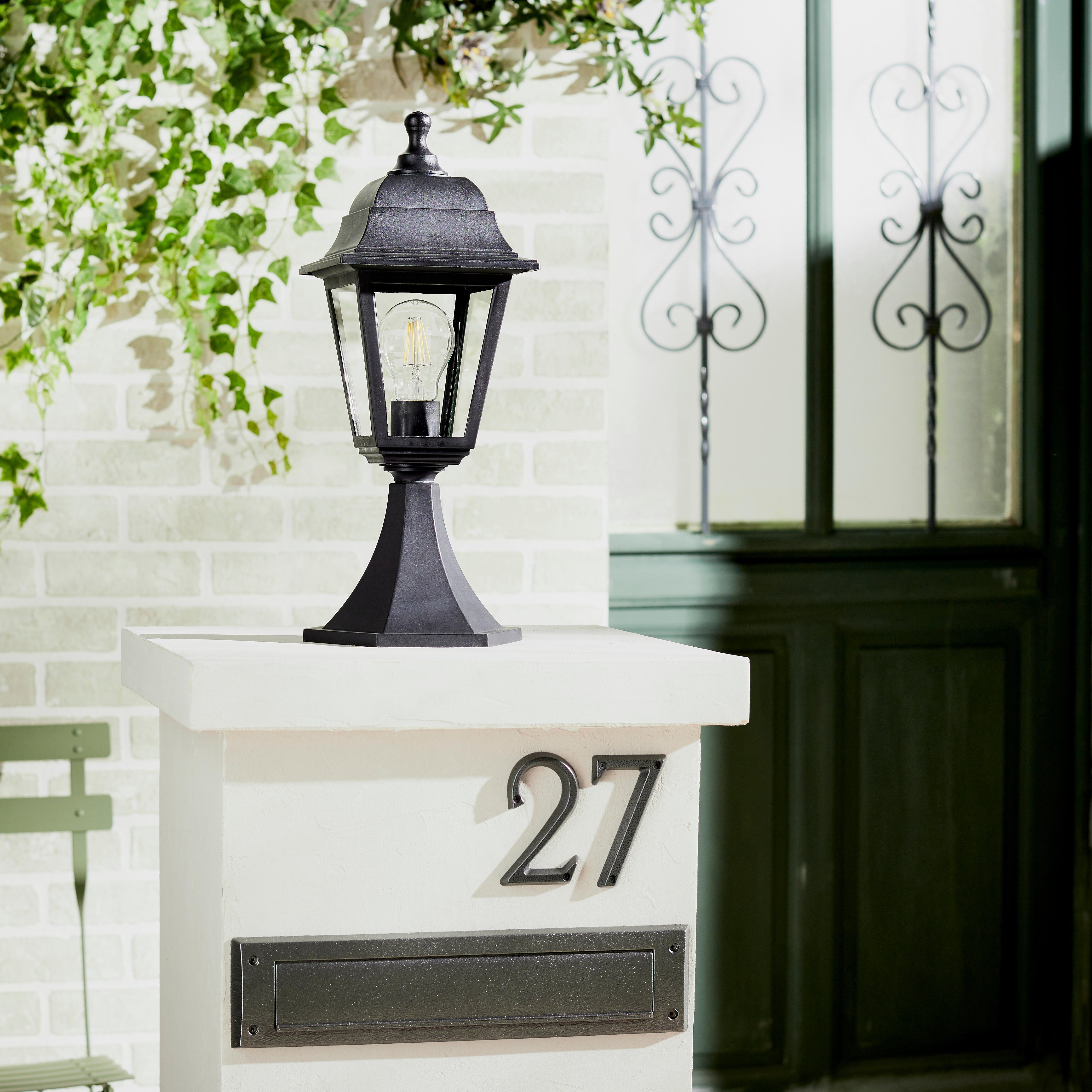 Borne extérieure E27 max 25W noir, Sima - 3