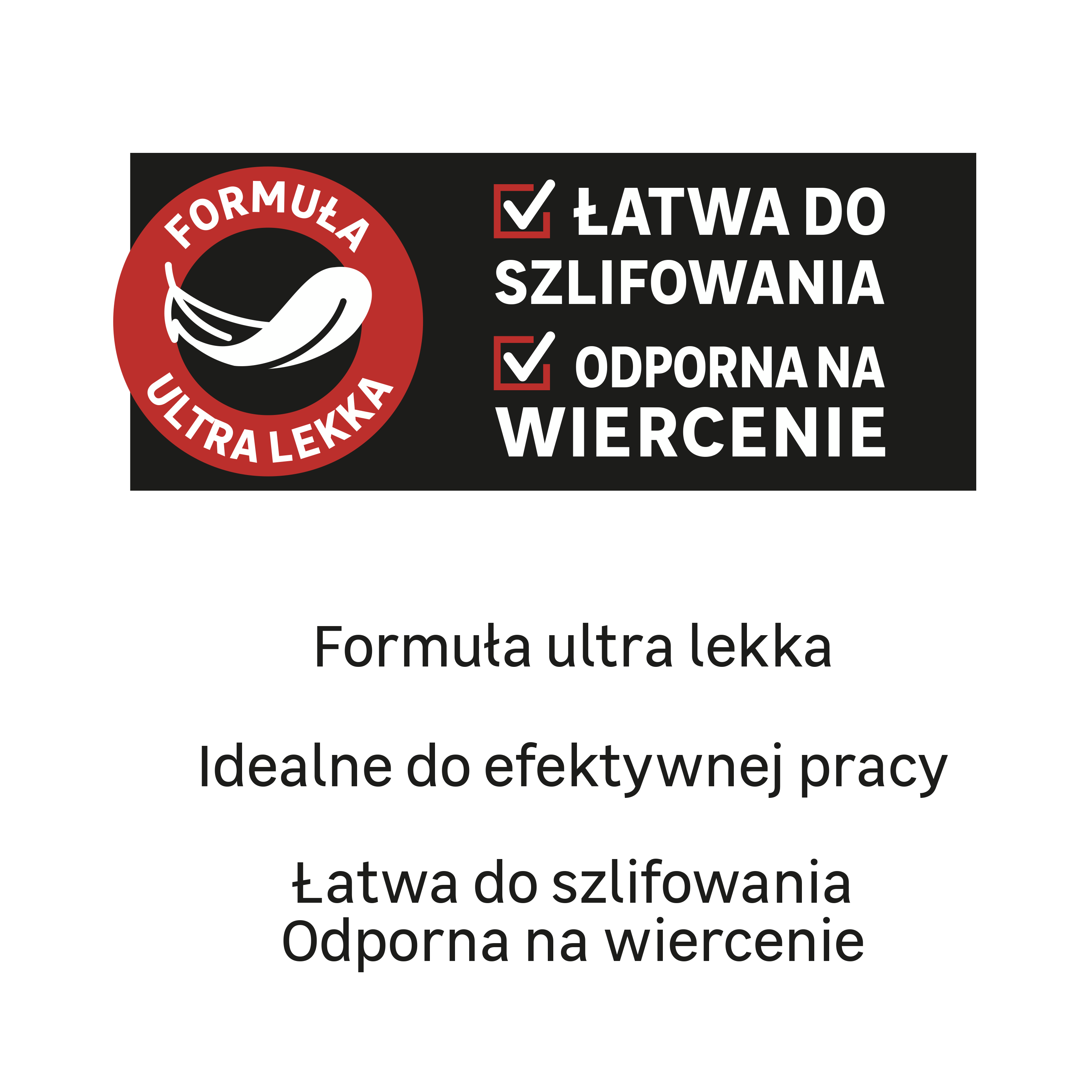 Szpachla naprawcza lekka 0.25 l Axton - 5