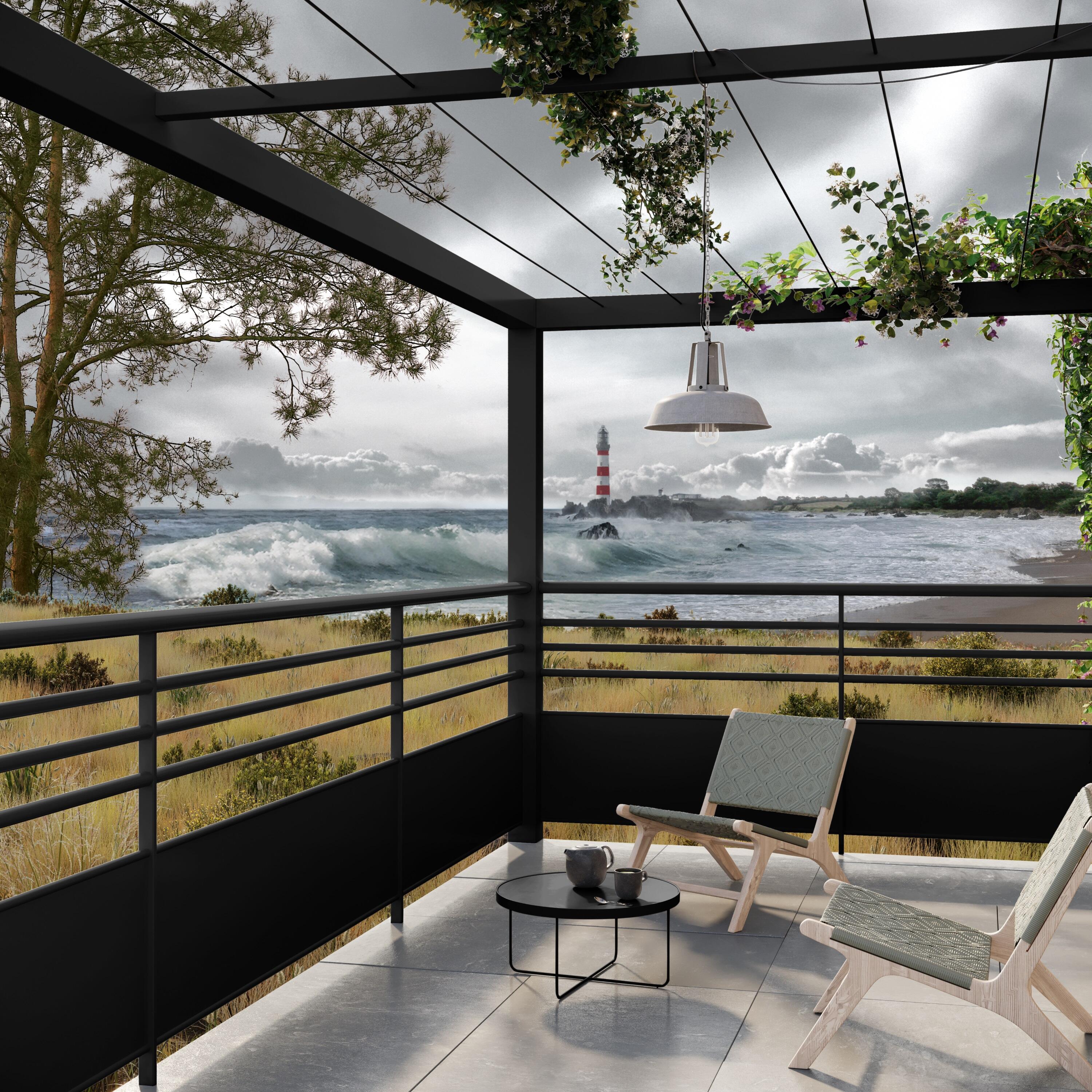 Peinture extérieure fer Climats extrêmes® V33 noir mat 0.5l - 4