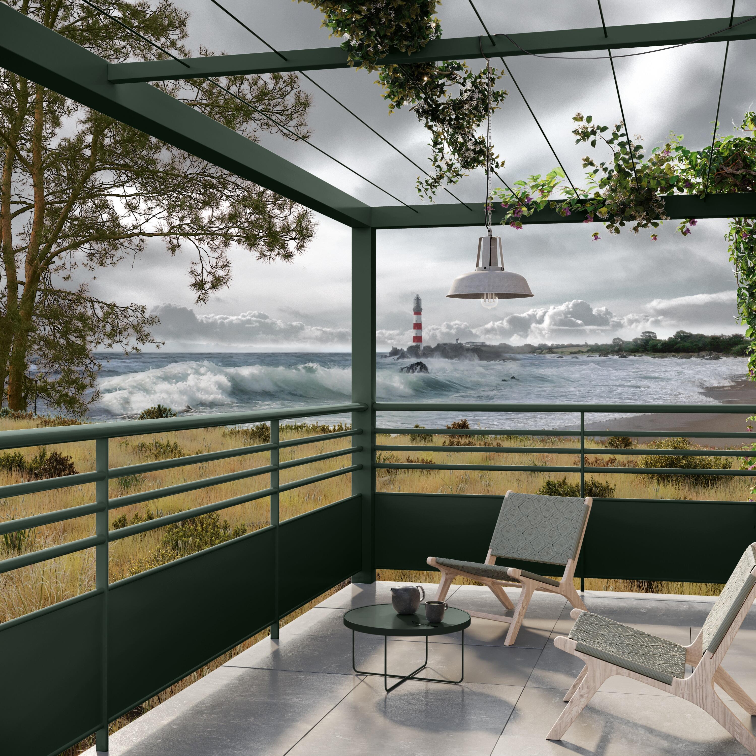 Peinture extérieure fer Climats extrêmes® V33 vert omorika brillant 0.5l - 4