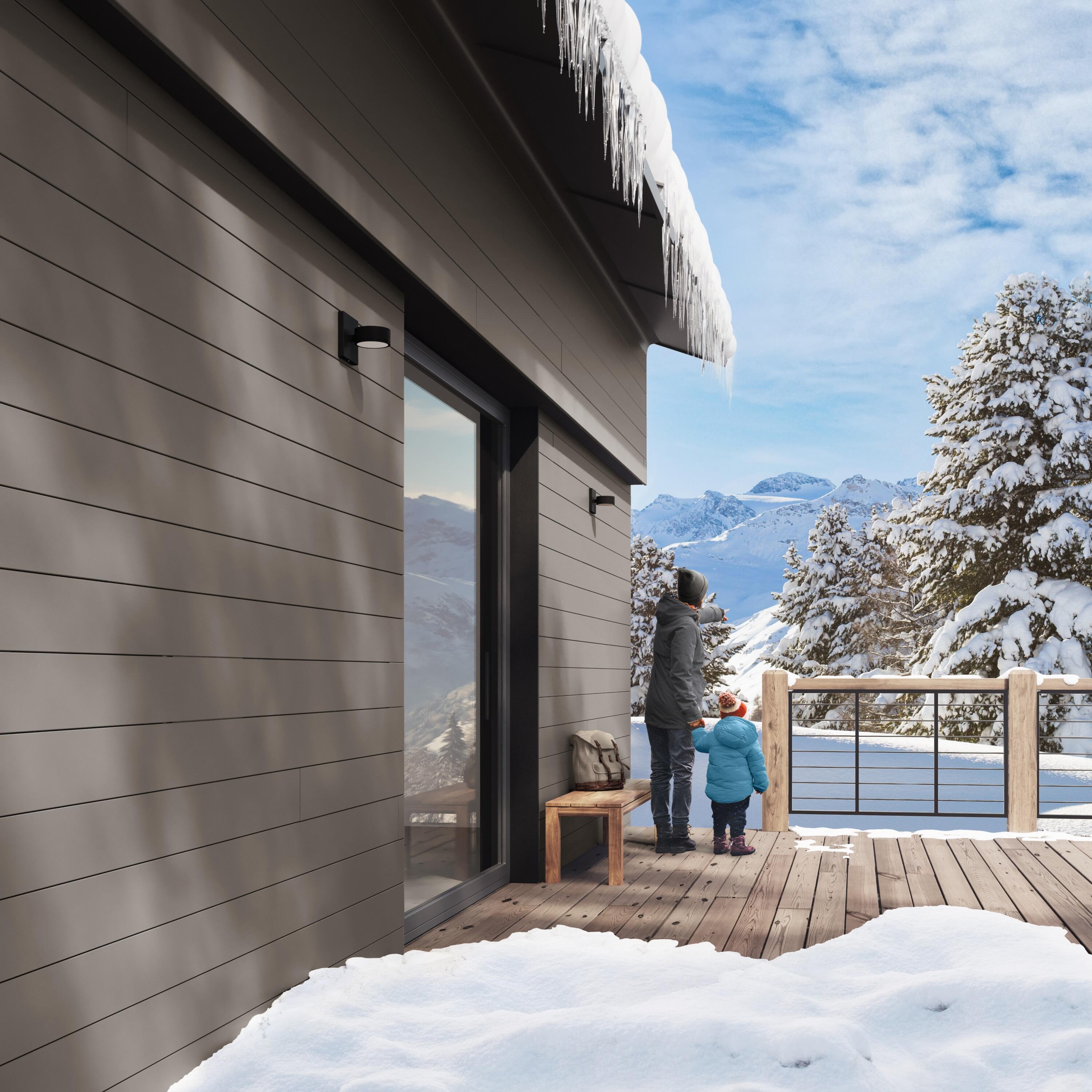 Peinture extérieure bois Climats extrêmes® V33 taupe satiné 0.5l - 3