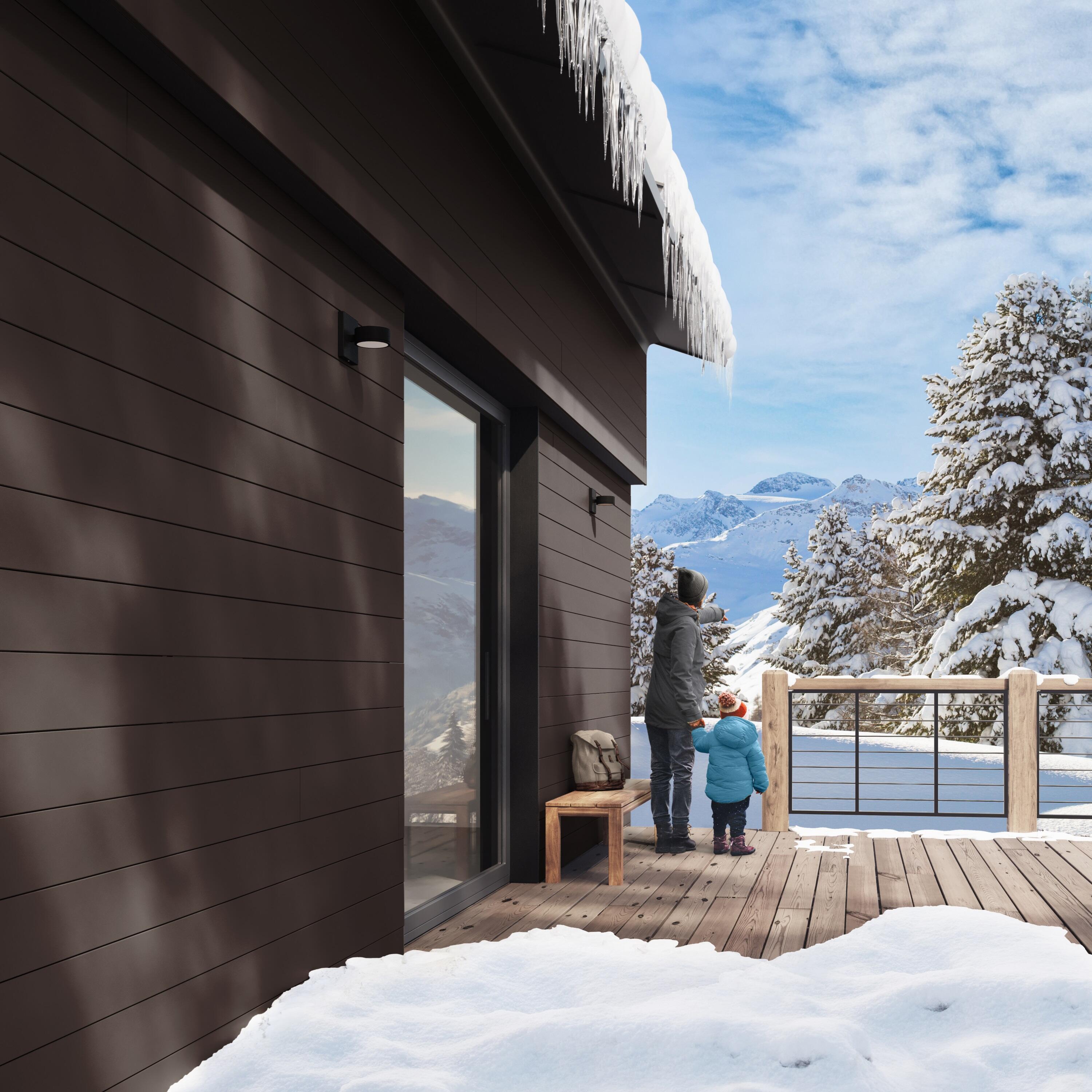 Peinture extérieure bois Climats extrêmes® V33 brun havane satiné 0.5l - 3