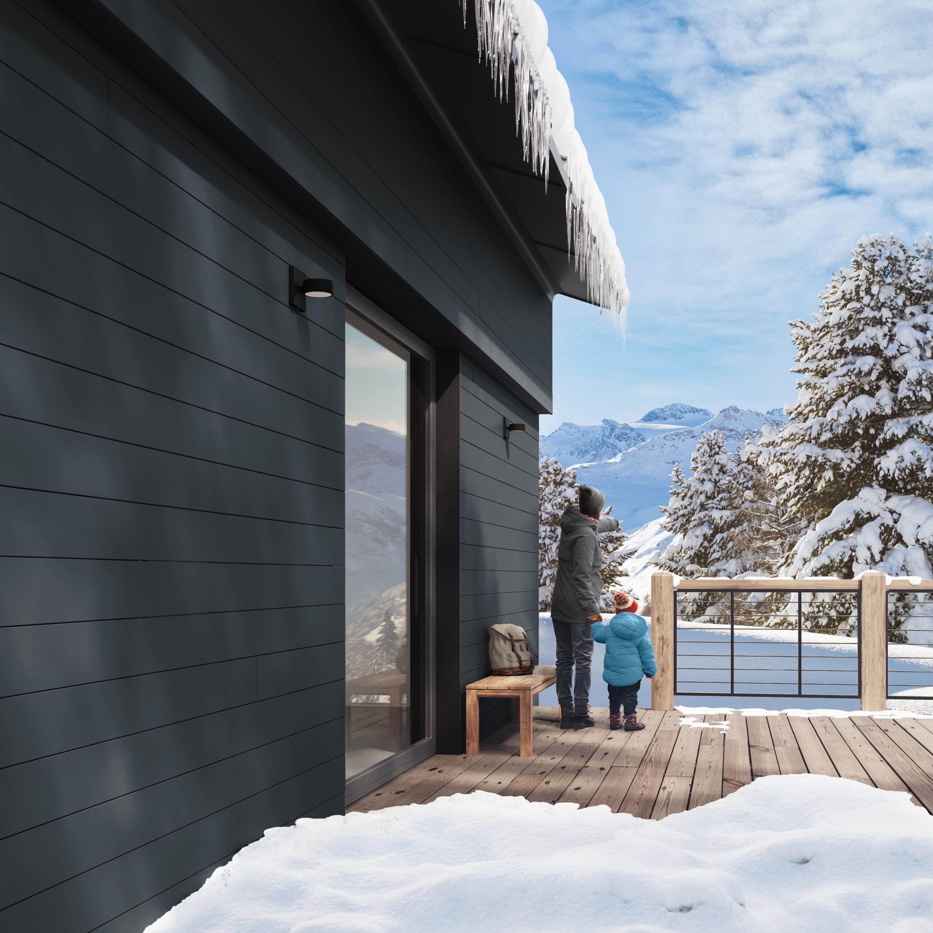 Peinture extérieure bois Climats extrêmes® V33 anthracite satiné 5l - 3