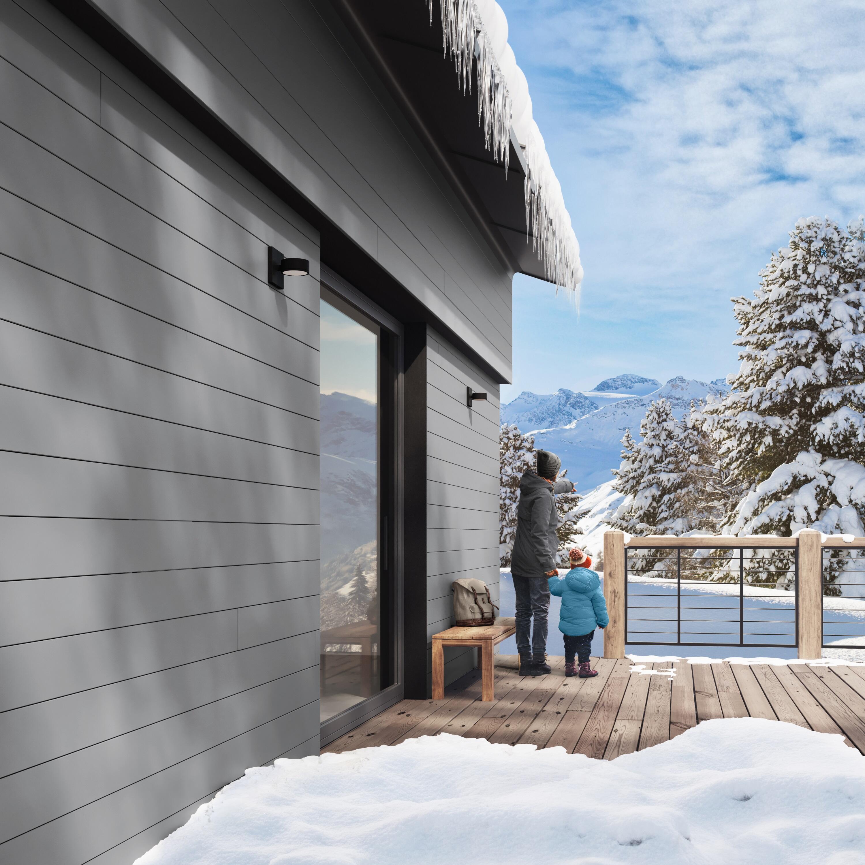 Peinture extérieure bois Climats extrêmes® V33 gris galet satiné 2.5l - 3