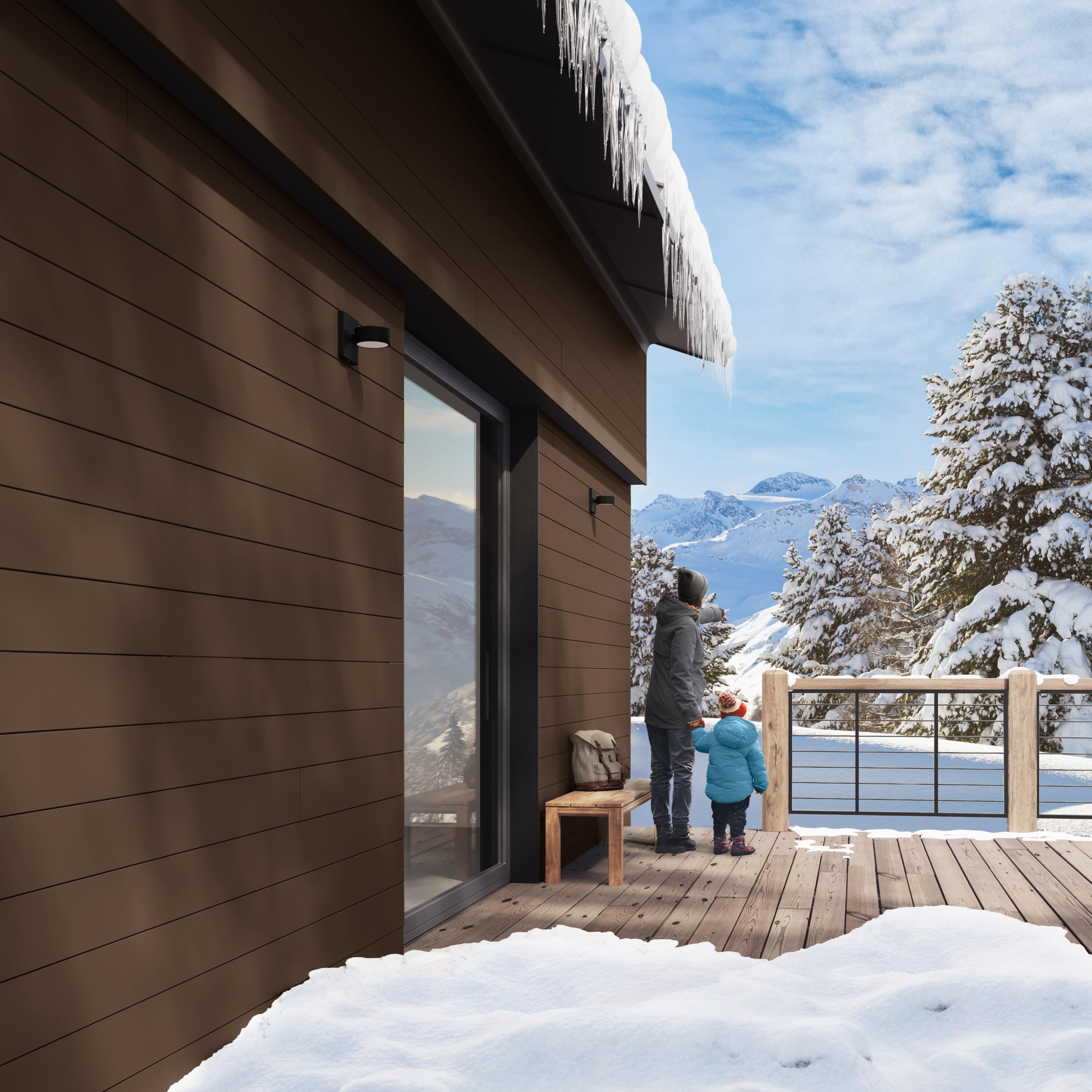 Peinture extérieure bois Climats extrêmes® V33 brun normand satiné 0.5l - 3