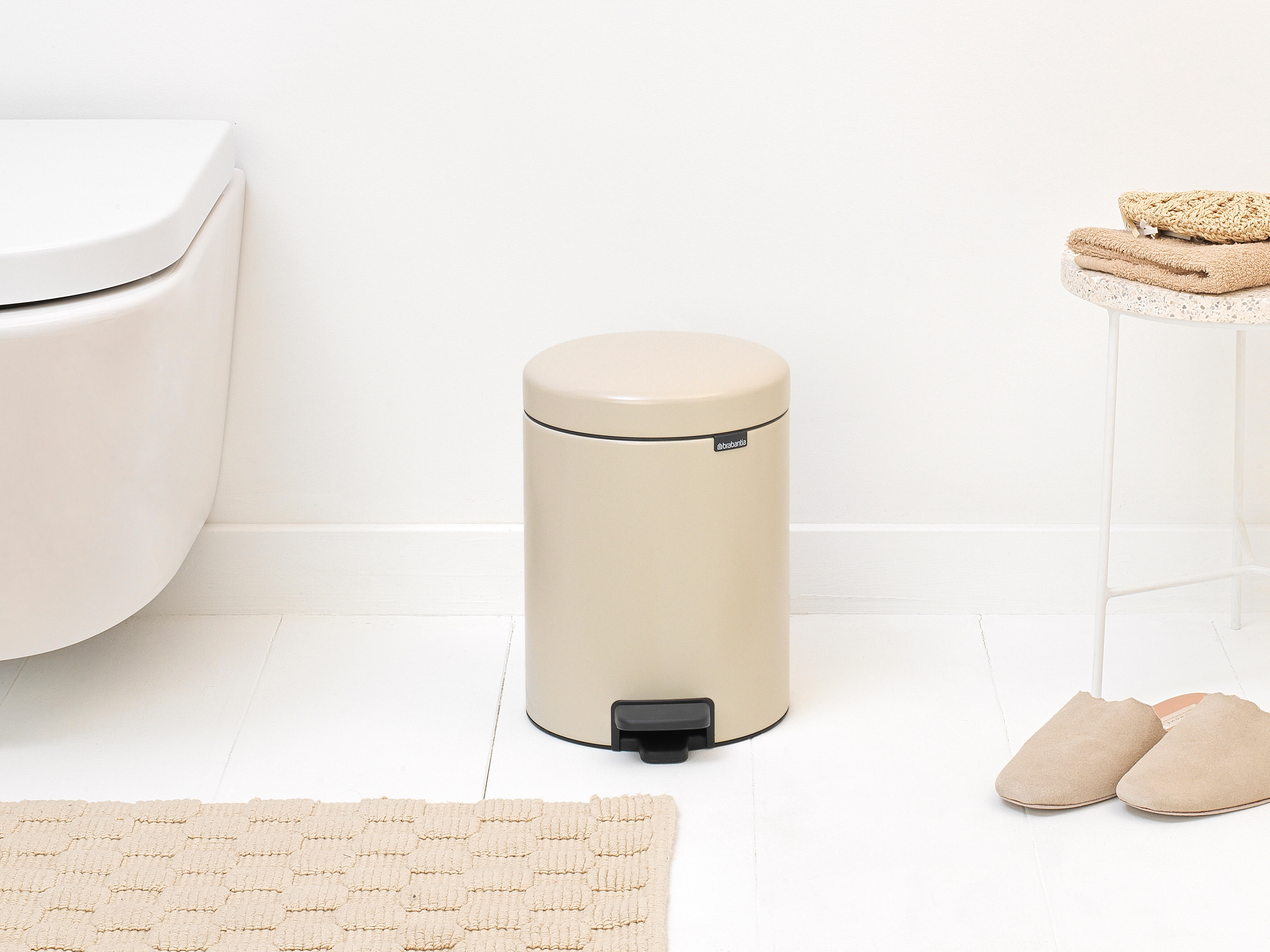 Poubelle de salle de bains 5L beige BRABANTIA - 2