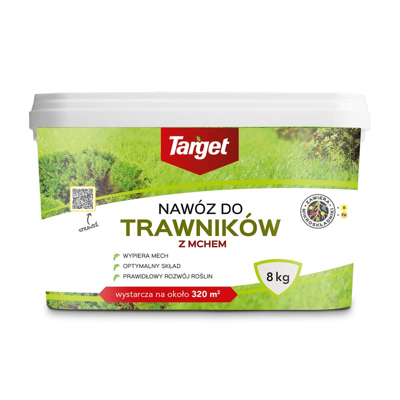 Nawóz do trawnika z mchem 8kg Target
