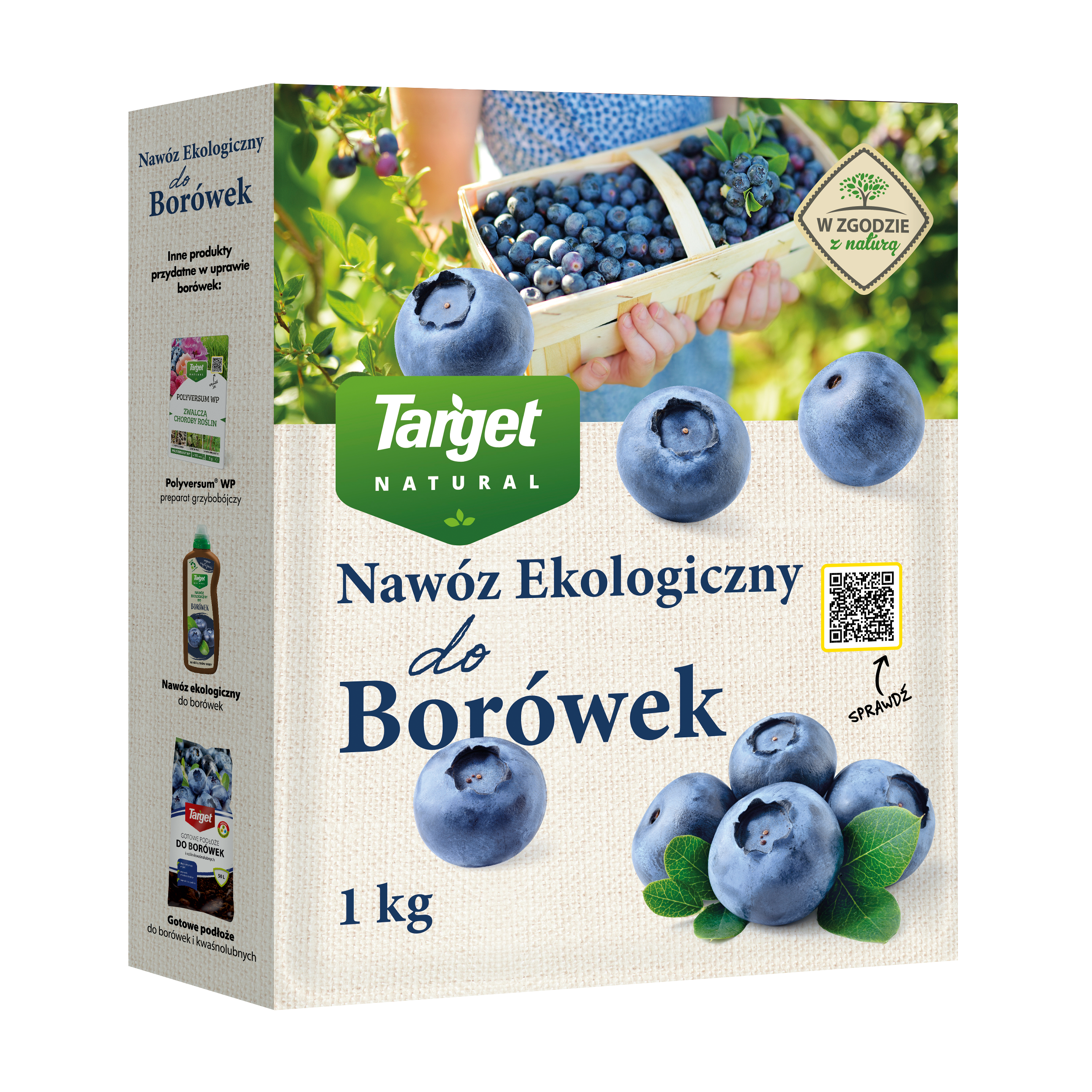 Nawóz ekologiczny do borówek 100 dni 1kg Target Natural