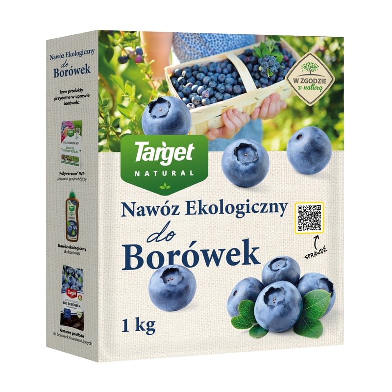 Nawóz ekologiczny do borówek 100 dni 1kg Target Natural