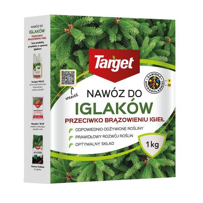 Nawoz do iglakow 1kg target 45368190
