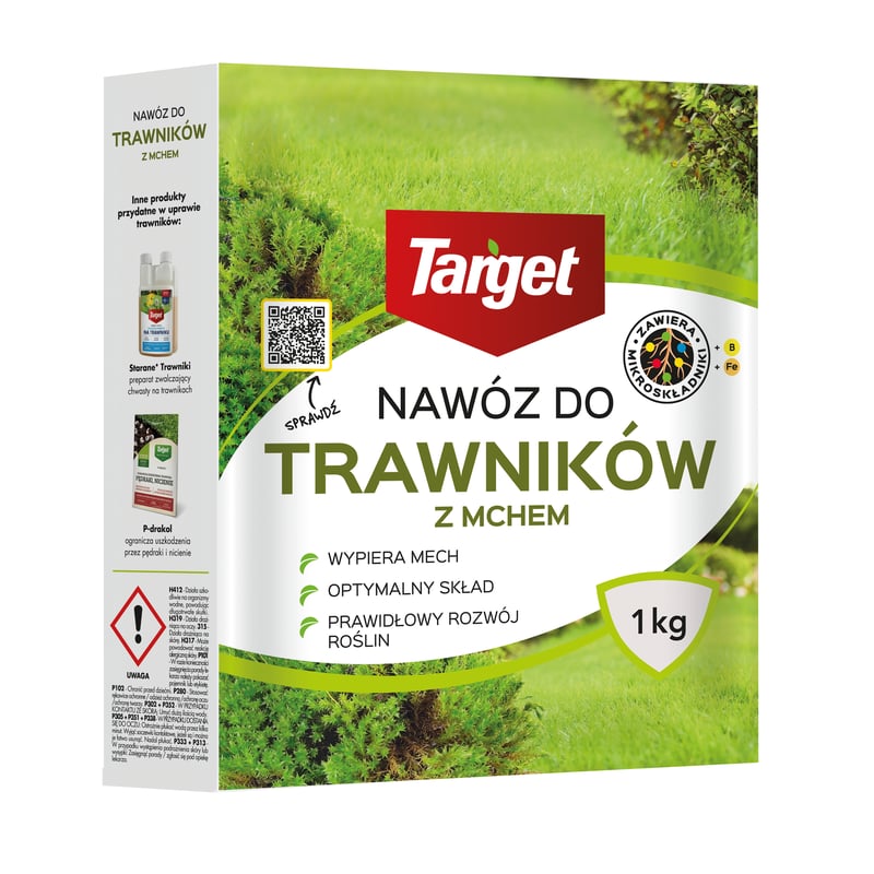 Nawóz do trawników z mchem 1kg Target
