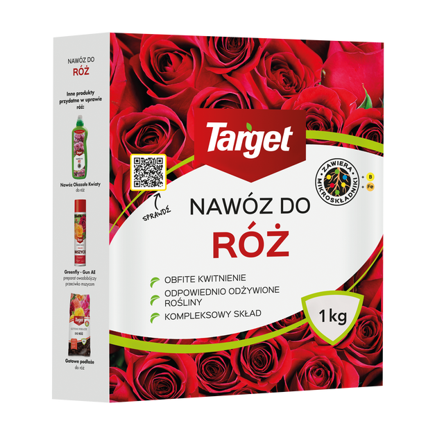 Nawóz do róż i roślin kwitnących 1kg Target