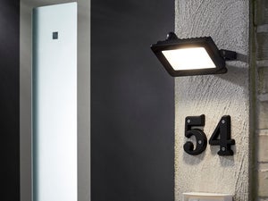Set di 4 lampade da parete a LED in acciaio inox di design faretti da  esterno