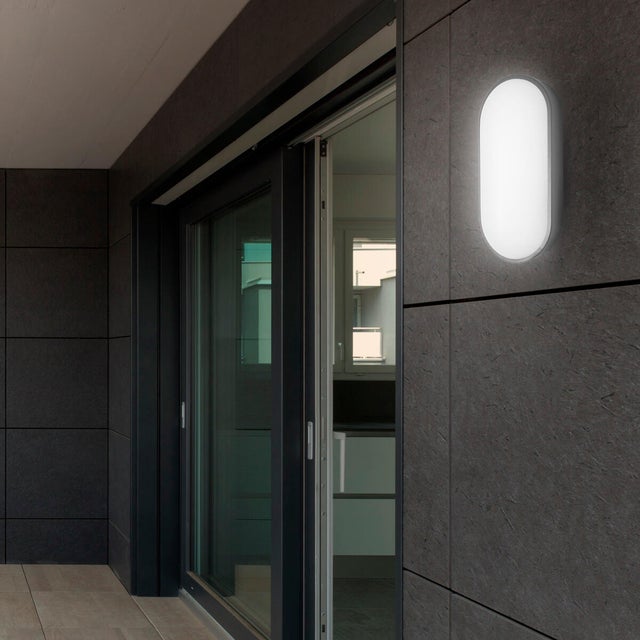 Applique Da Esterno LED 10W Con Sensore Di Movimento - Luce 100W Equivalente, IP54, 3000K Caldo - Foto 2