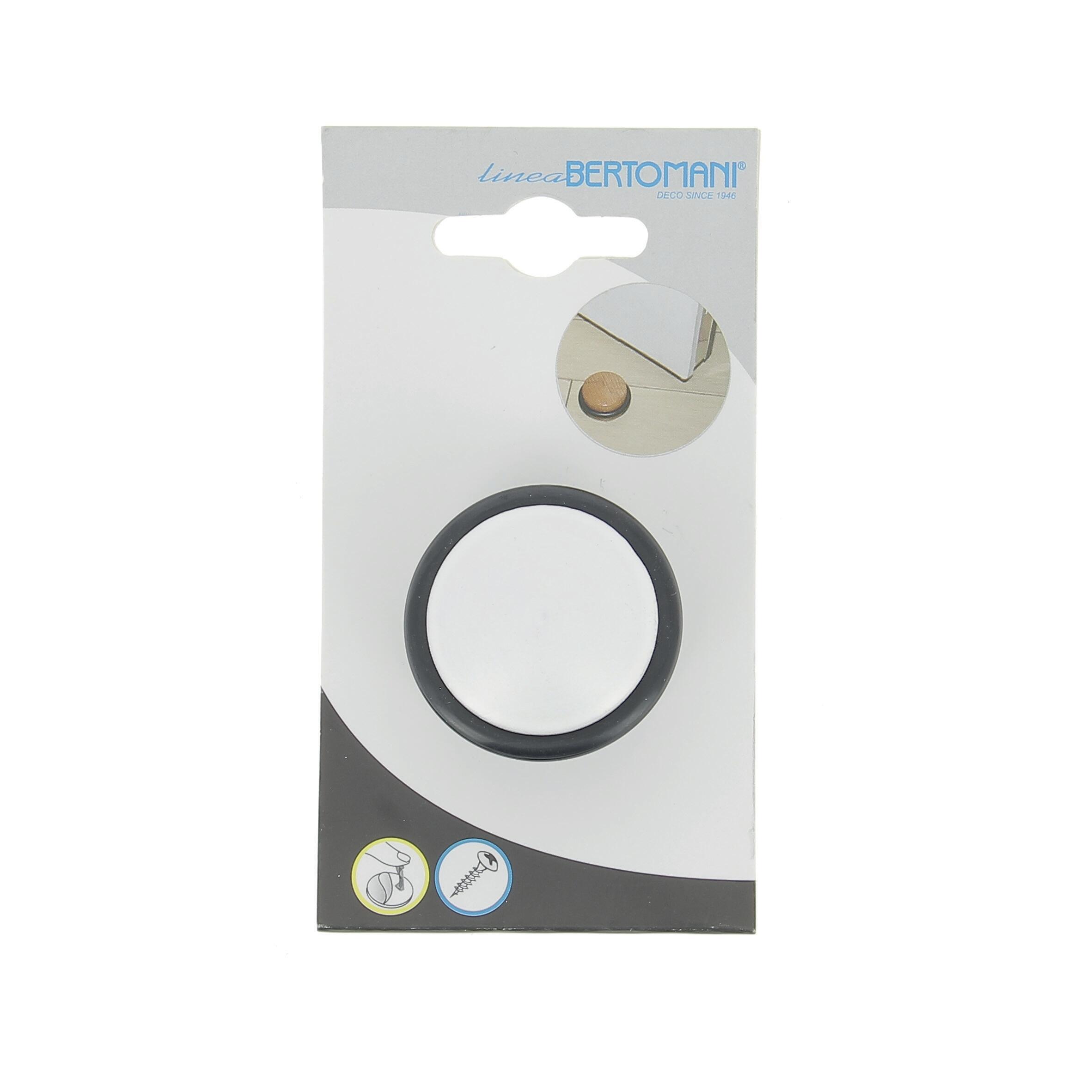 Butée de porte à fixer au sol CHRISLIGNE bois blanc, L.4.1 x H.2.3 x l.4.1 cm - 6