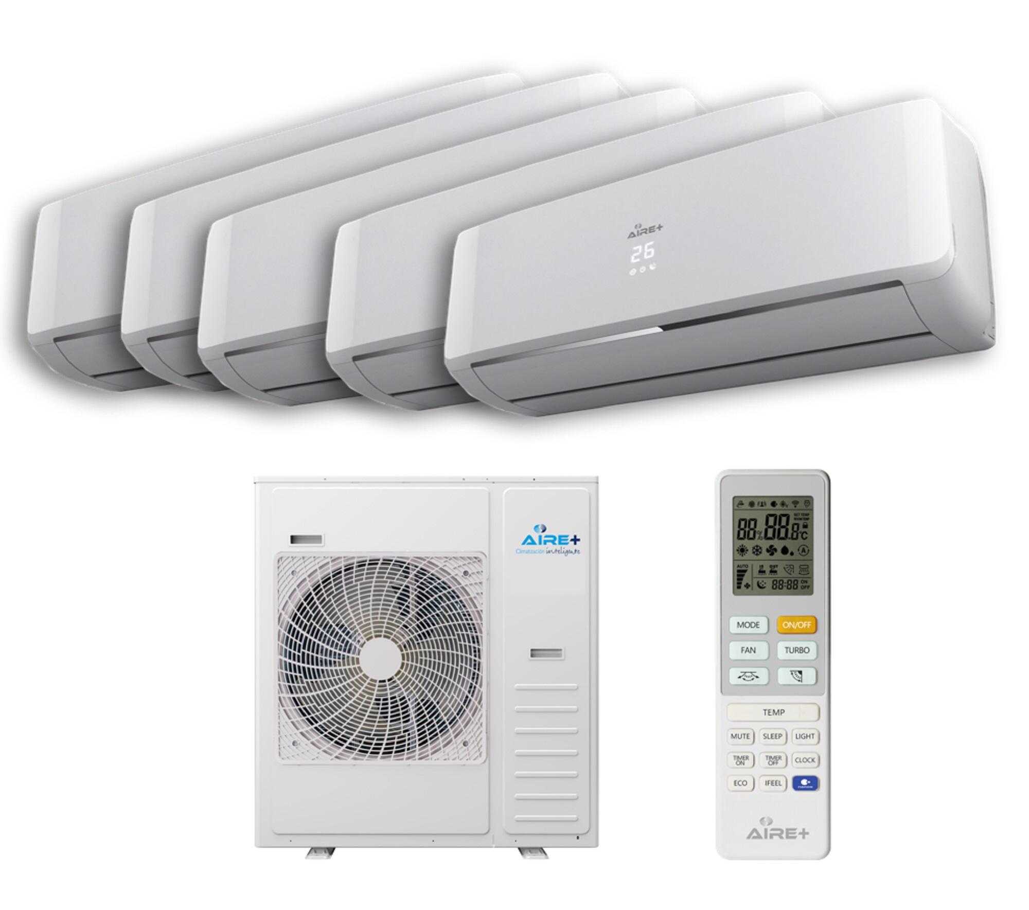 Aire acondicionado multisplit 5x1 aire+ 42-td 3x2235 fg + 2x3010 fg wifi