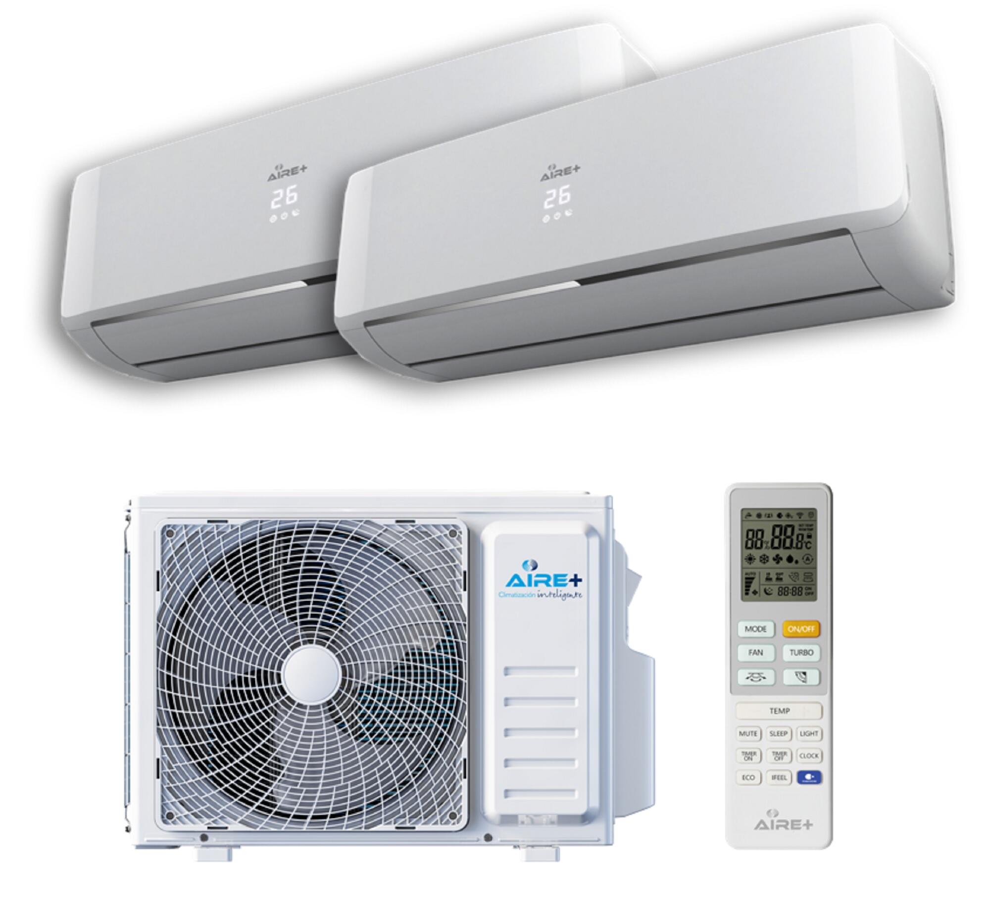 Aire acondicionado multisplit 2x1 aire+ 14-td 2235+3010fg wifi