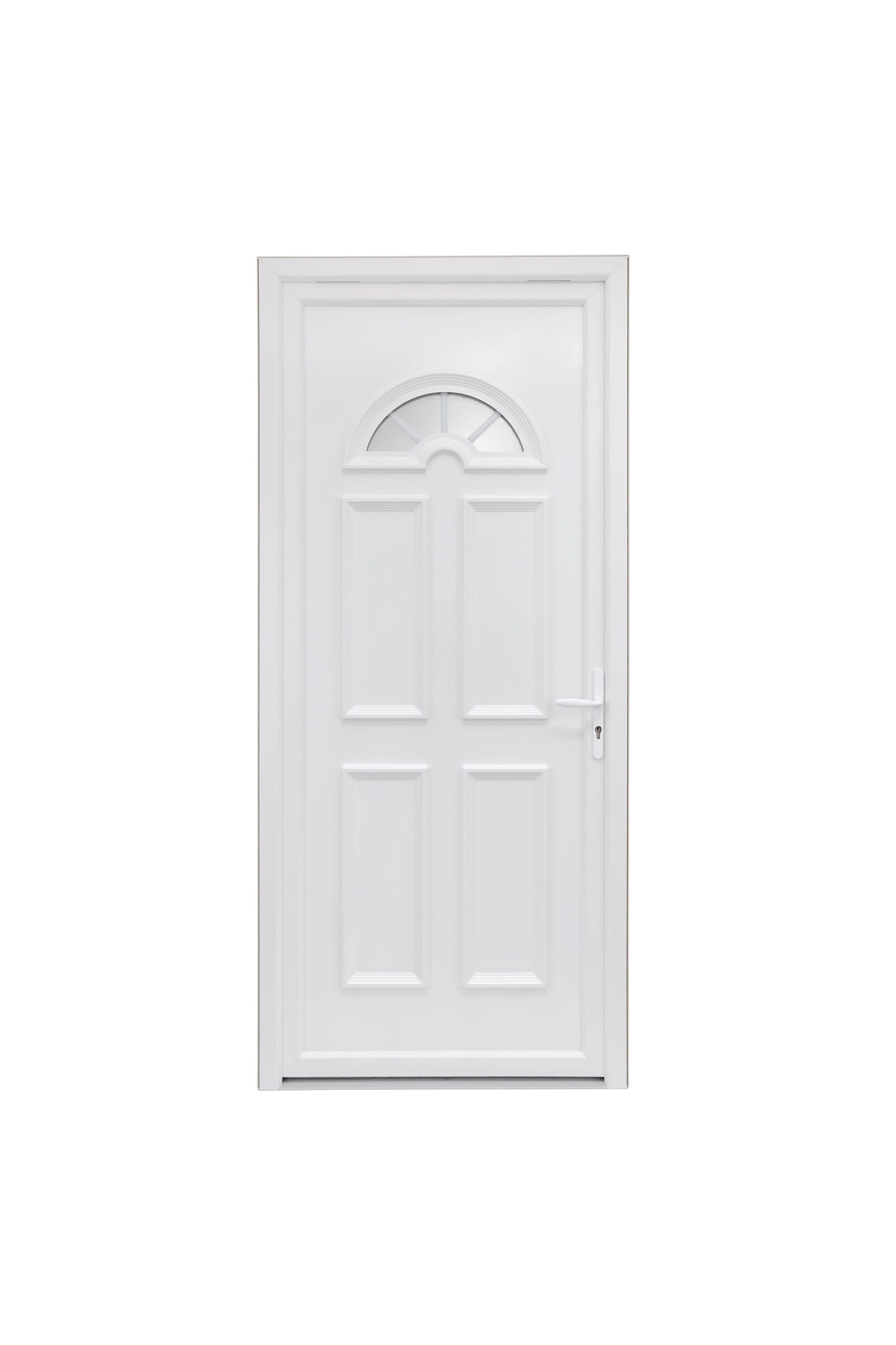 Porte d'entrée PVC avec panneau isolant | Milky 3 - ZILTEN Porte d'entrée PVC avec panneau isolant | Milky 3 - ZILTEN