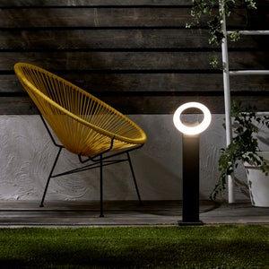Potelet LED, 1850 lumens blanc neutre, anthracite Quito INSPIRE