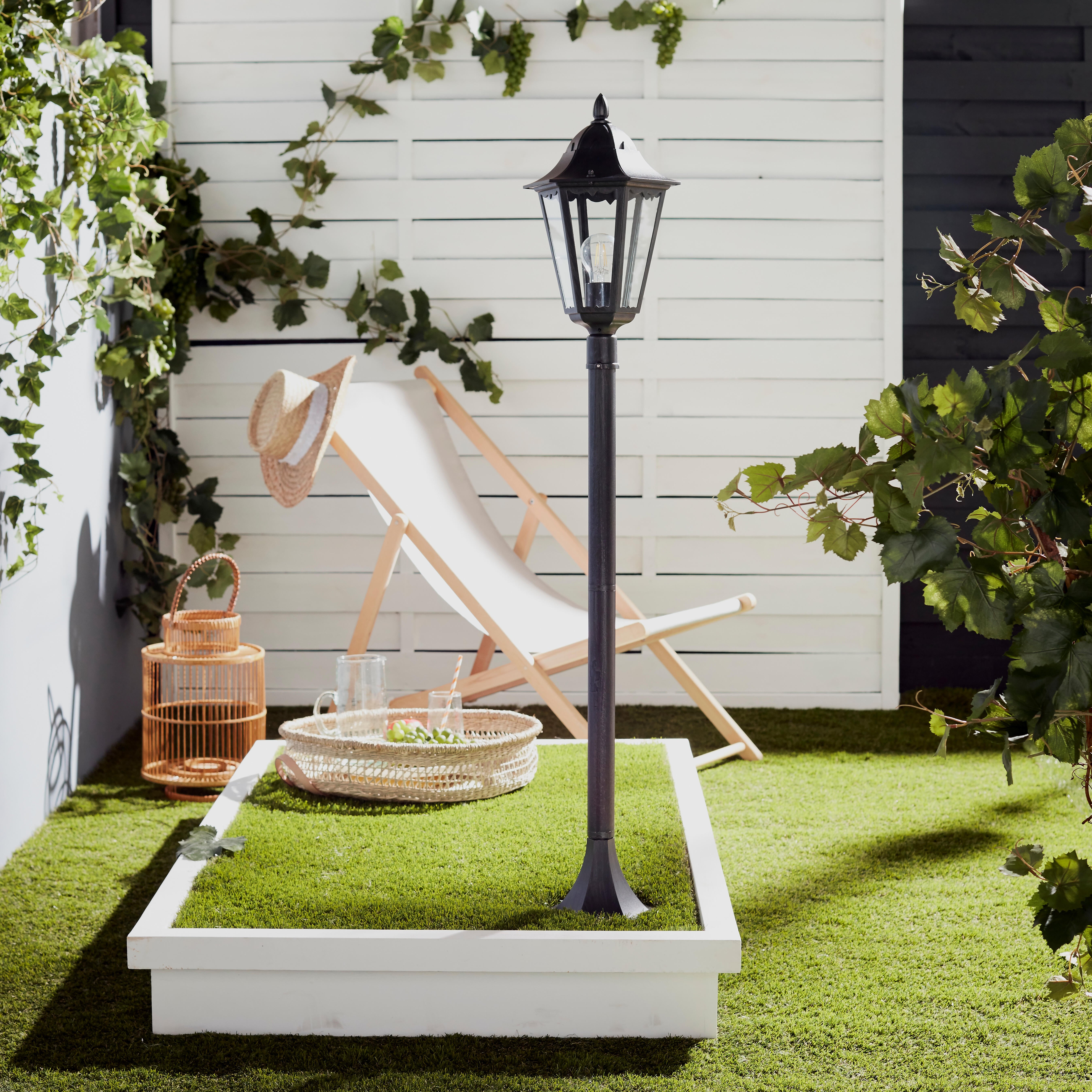 Potelet extérieur e27 max 60W noir Monza INSPIRE - 3