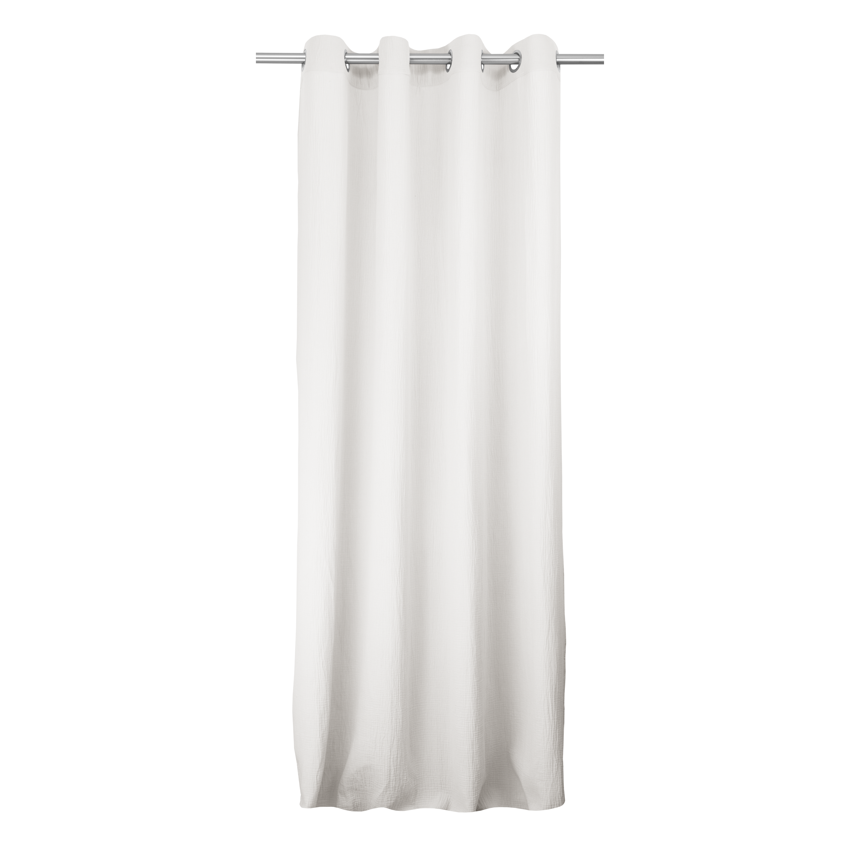 Rideau tamisant, Suzan, coton, blanc H.280 x l.140 cm INSPIRE - 10