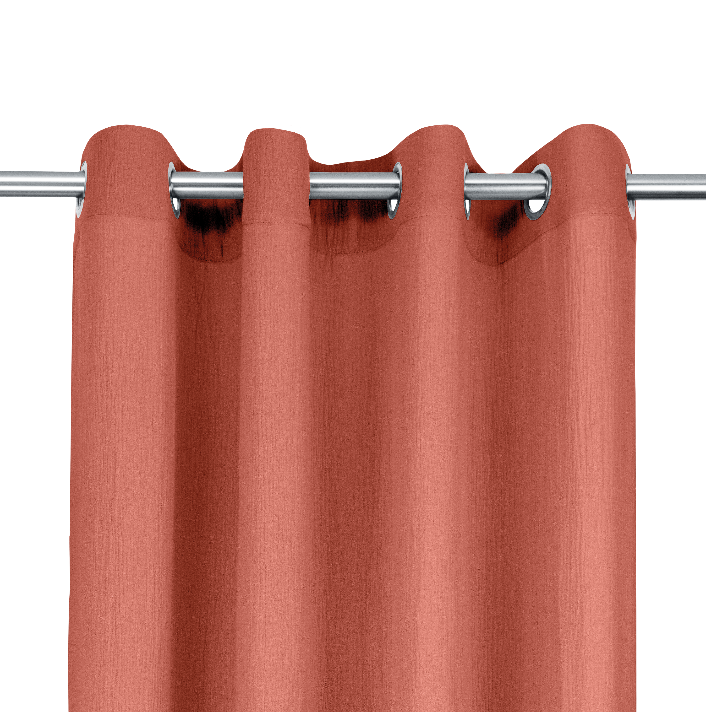 Tenda INSPIRE Suzan chili 1 arancio, occhiello 140x280 cm - 9