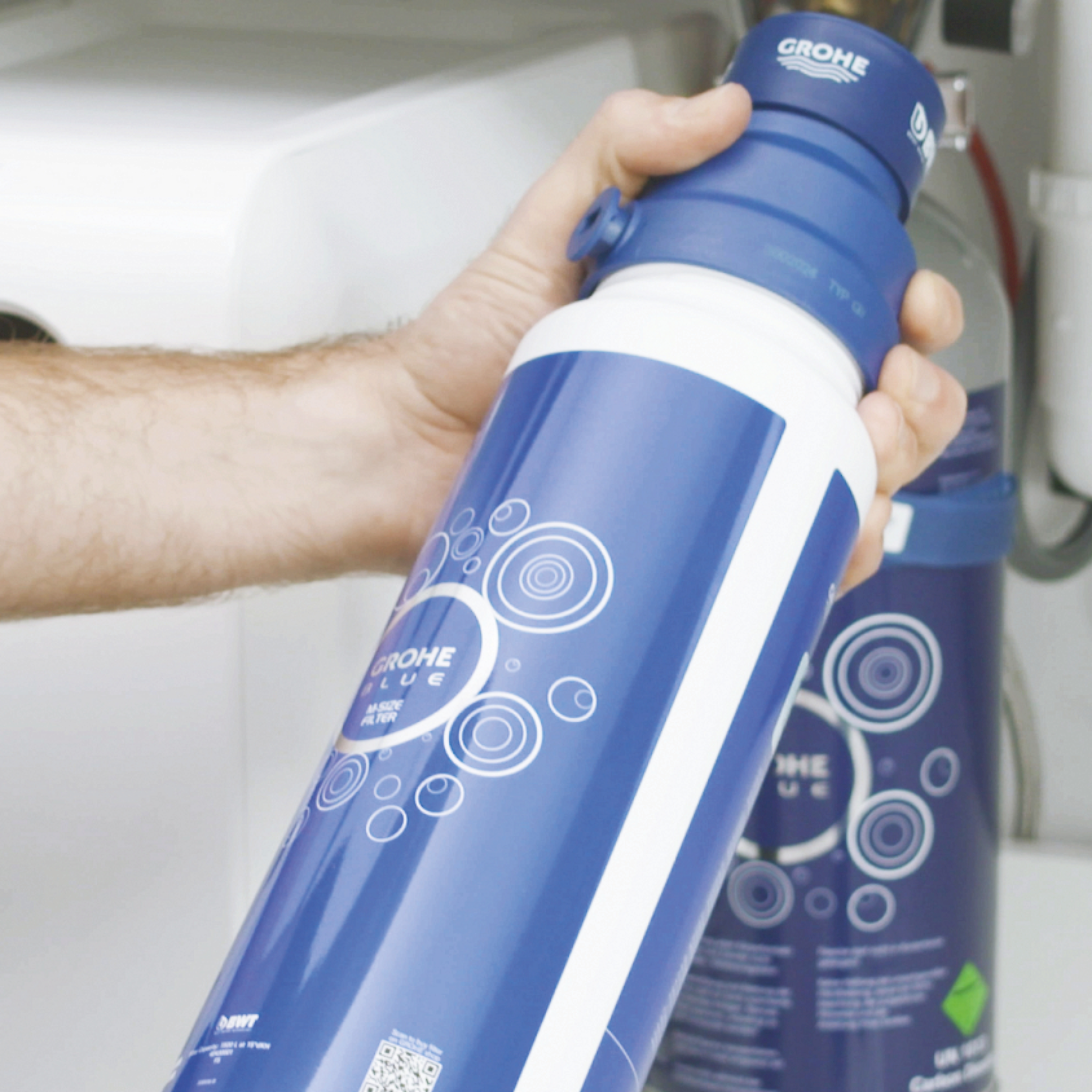 Filtr z węglem aktywnym trzystopniowy do baterii Blue Pure Grohe - 2