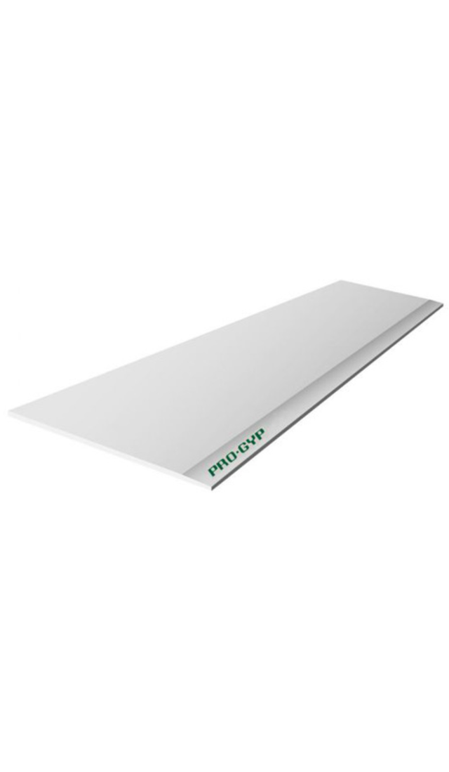 Placa de gesso cartonado normal 13x2000 mm branco Progyp