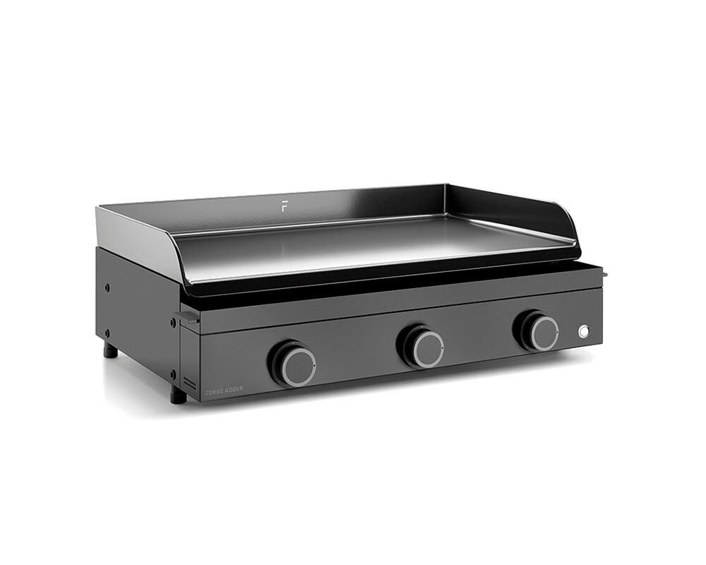 Plancha de gas forge adour origin 75 con 3 quemadores y 7.5 kw de potencia