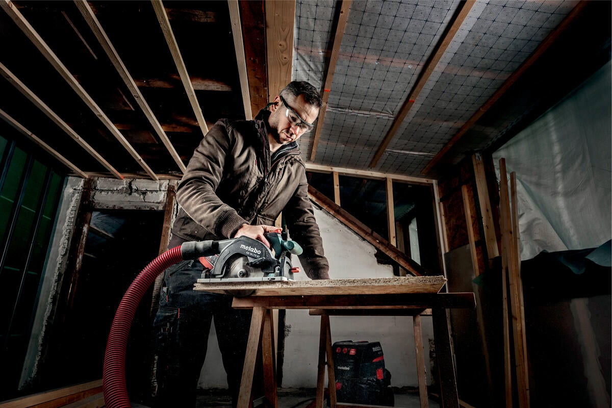 SCIE CIRCULAIRE METABO KS18LTX57+METALOC - 2