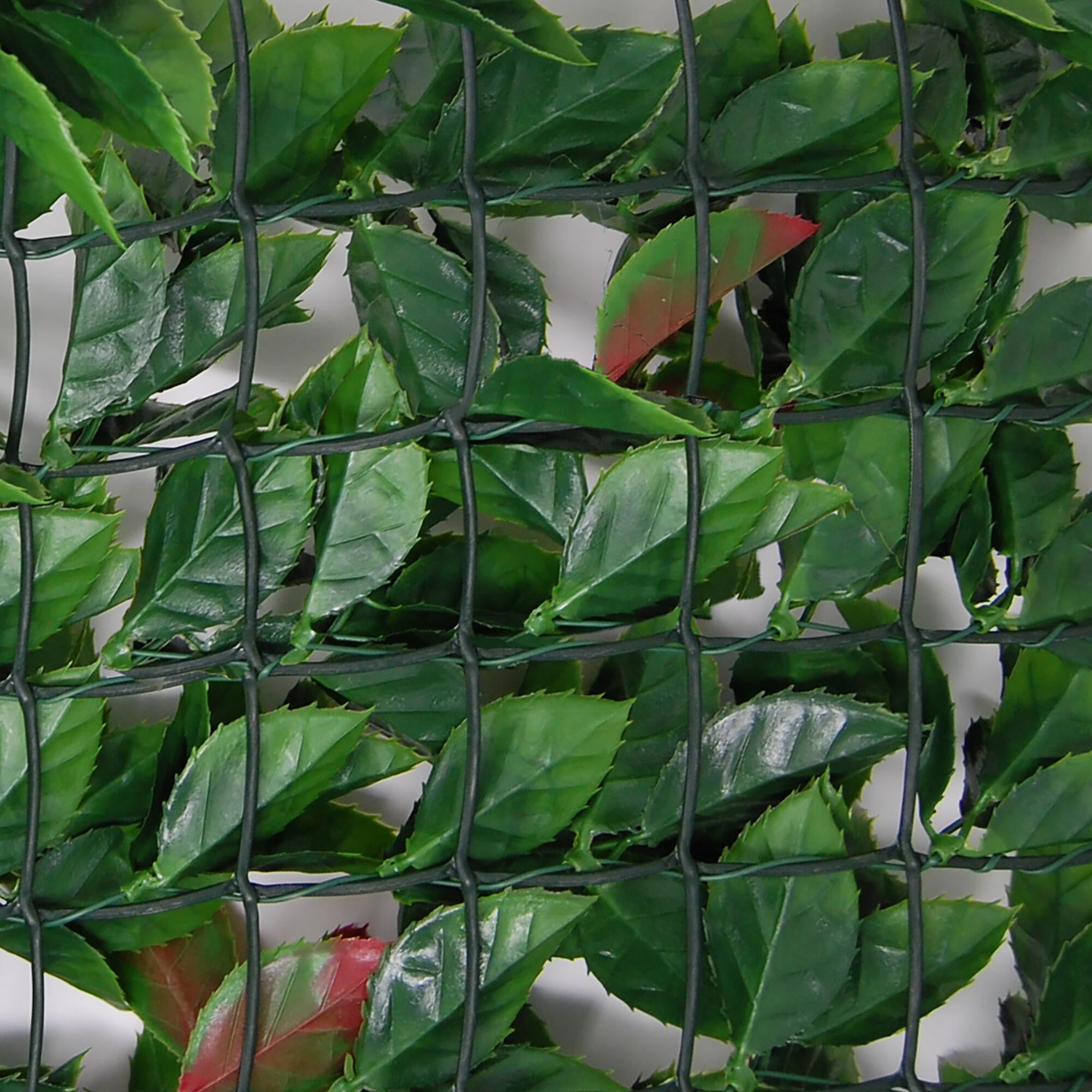 Siepe artificiale Photinia Divy 3D in polietilene, verde H 1 m x L 3 m - 3