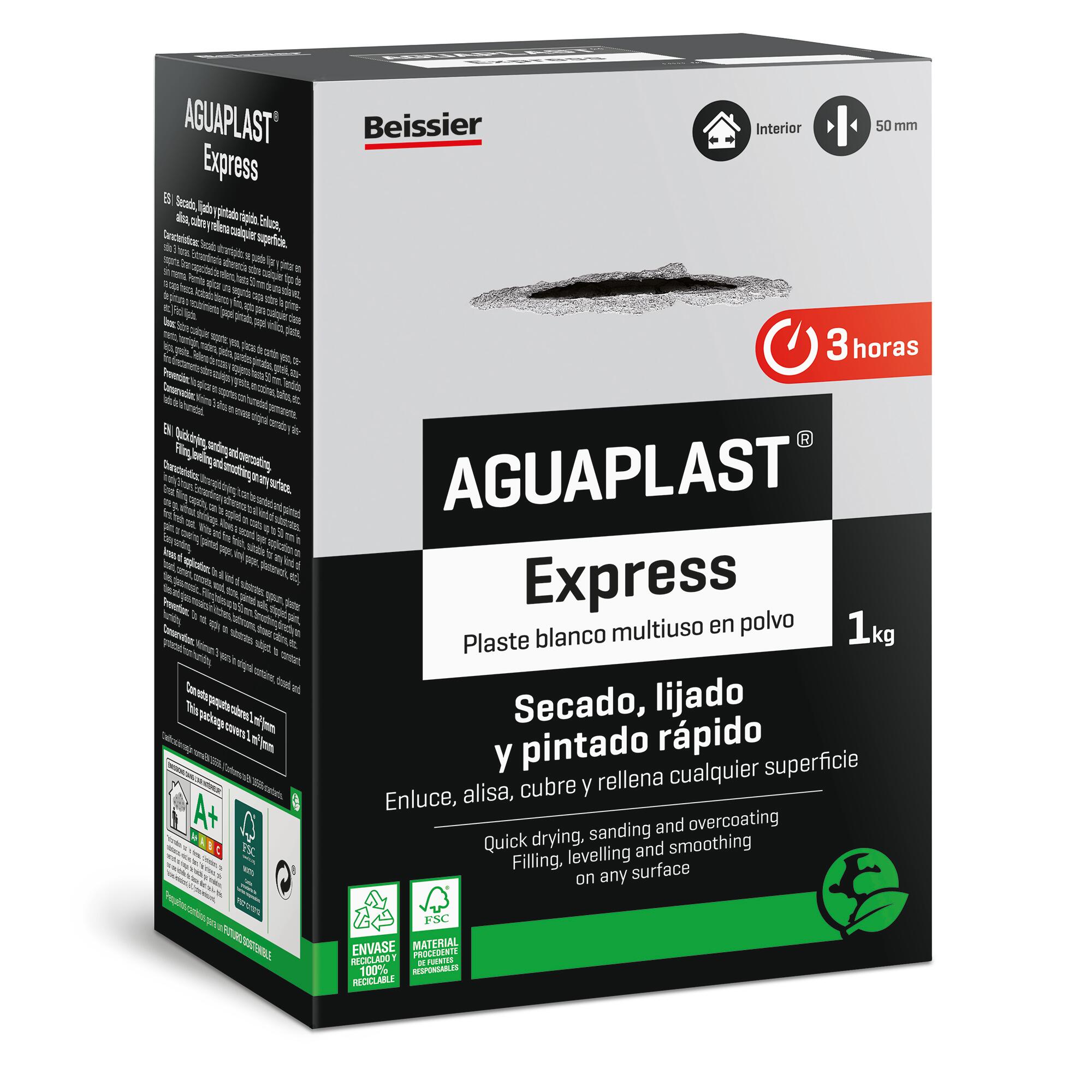 Massa Aguaplast express em po 1kg - 5