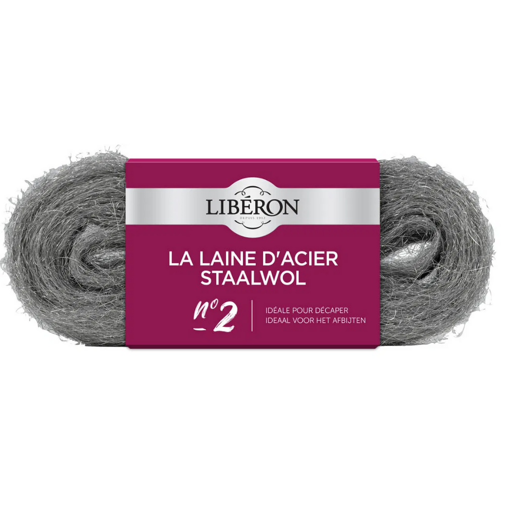 Laine D'acier Liberon – Grade 2, 1 Kg – Nettoyage, Préparation Et Décapage Du Bois Et Du Métal