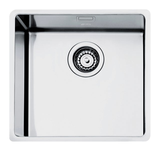 Evier en inox 1 bac 54 x 44 cm vidage inclus Lm50fr