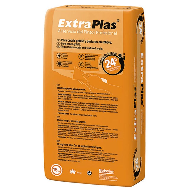 Extraplas Naranja 24h capa gruesa en polvo 15kg