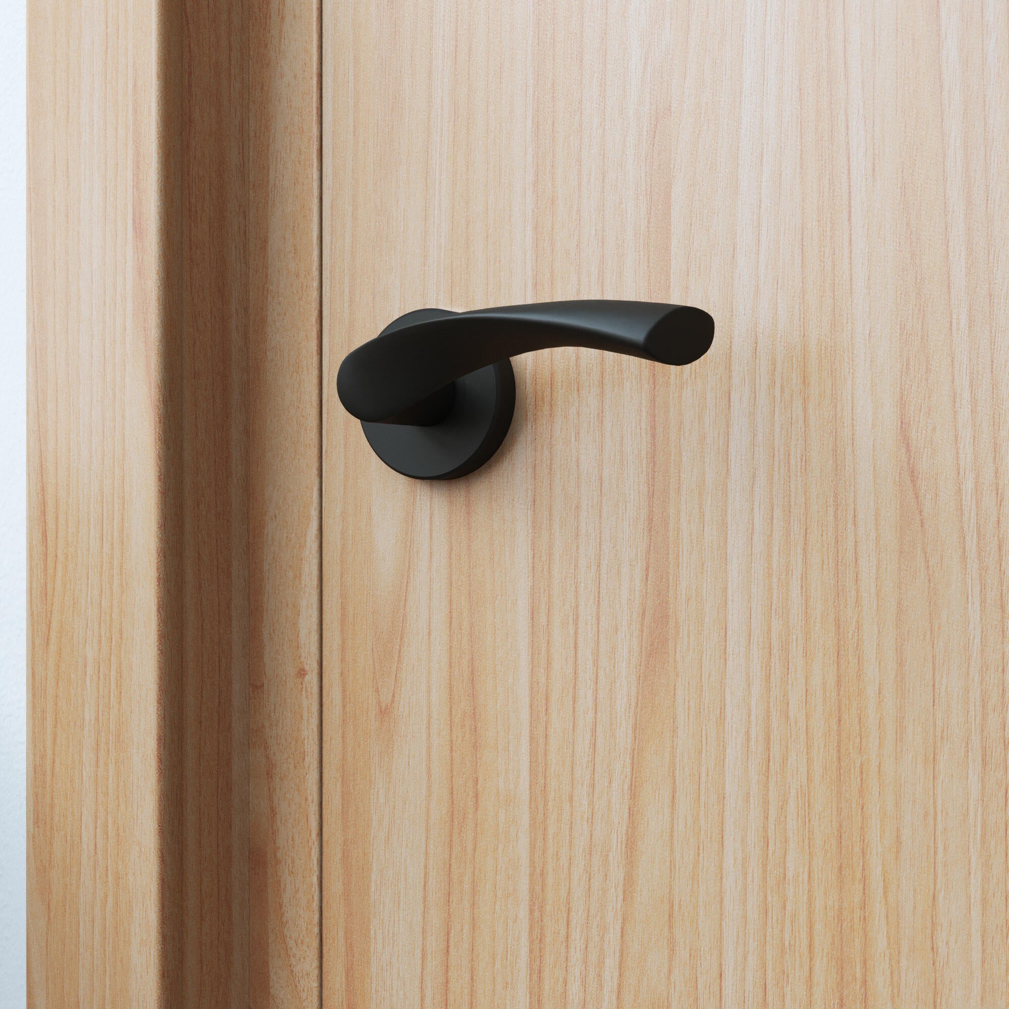 2 poignées sur rosace INSPIRE Arosa aluminium noir mat A1 - 4