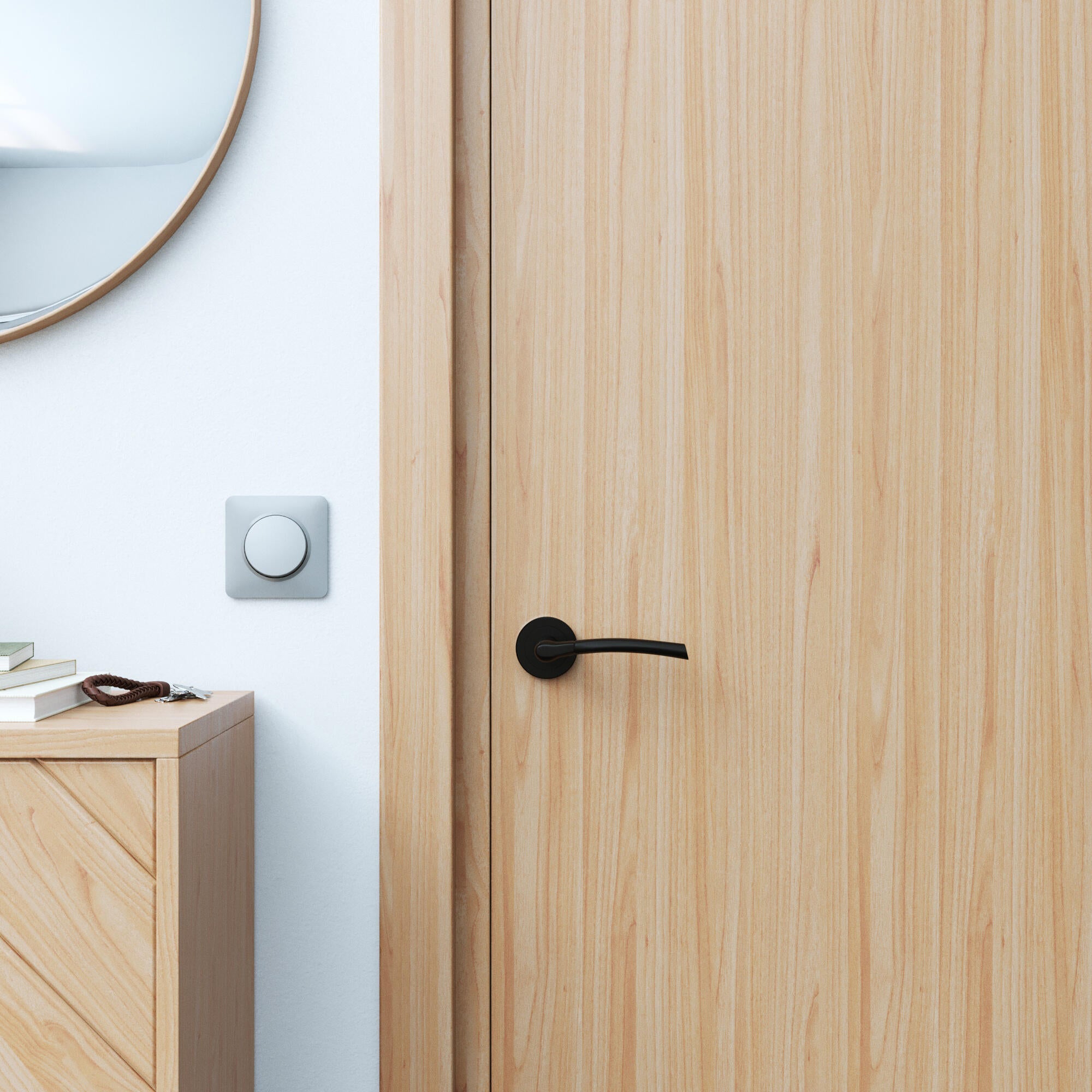 2 poignées sur rosace INSPIRE Eina noir mat A1 - 6