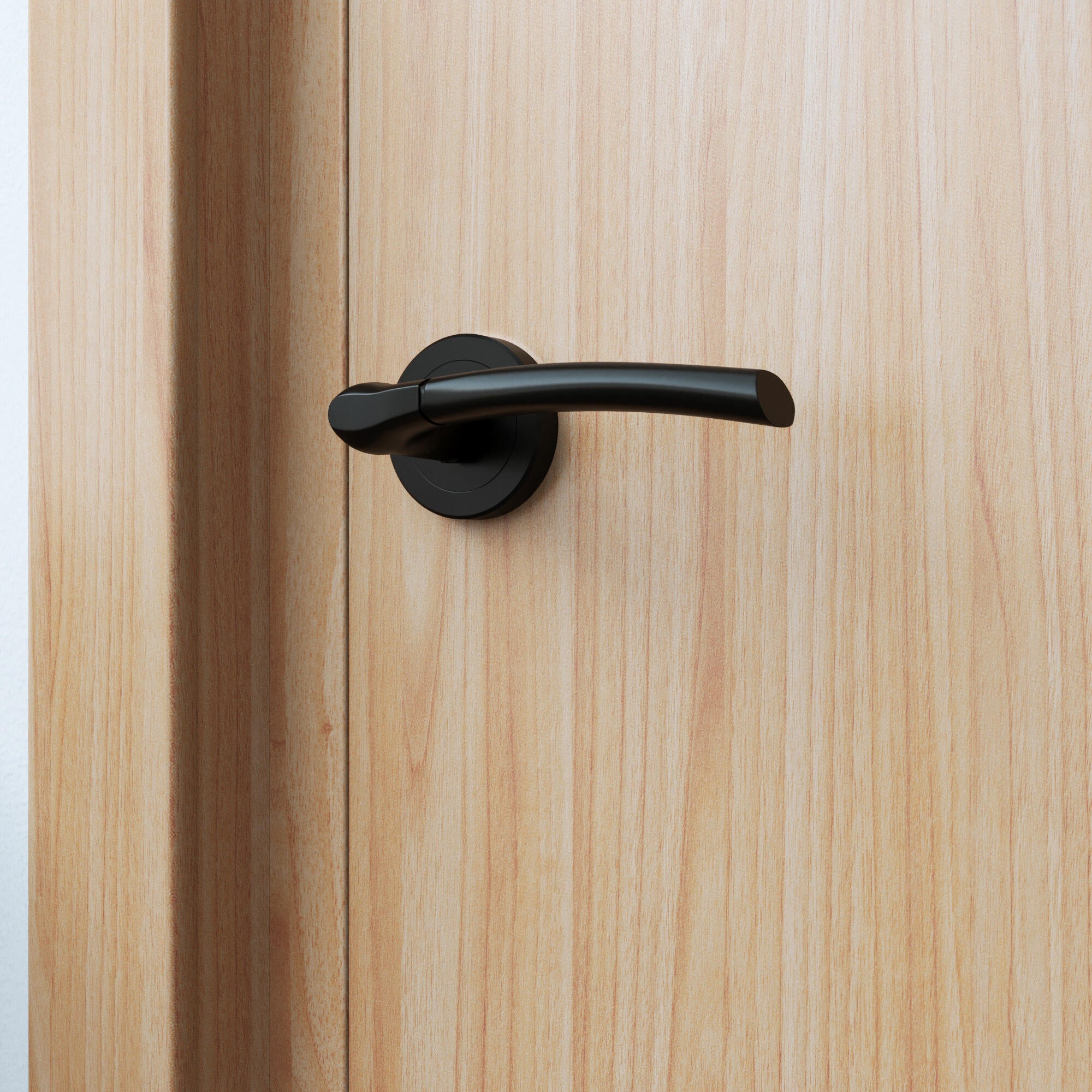 2 poignées sur rosace INSPIRE Eina noir mat A1 - 3