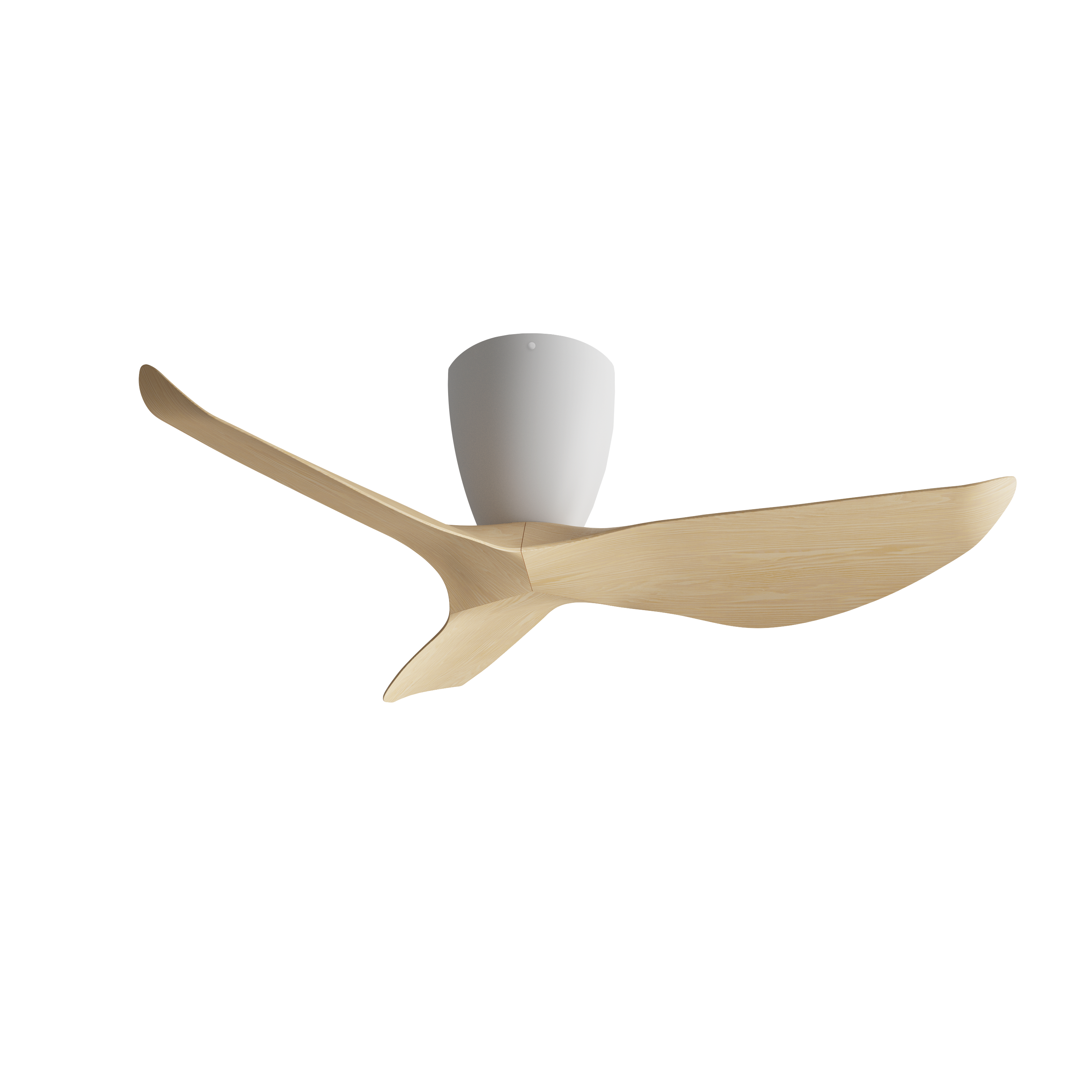 Ventilador de techo con luz motor dc python l blanco 127 cm