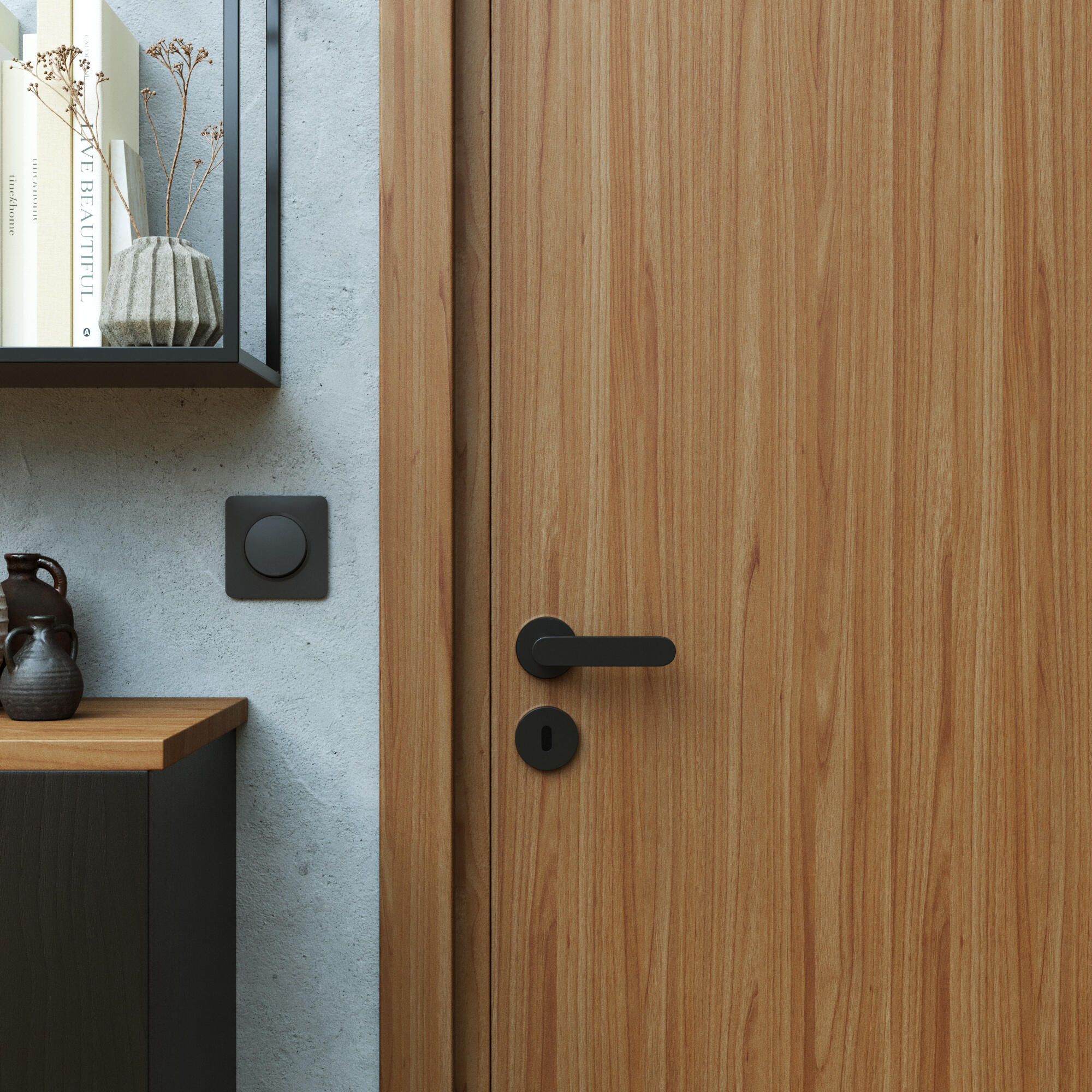 Klamka do drzwi wewnętrznych na rozecie Java czarny mat Inspire - 9