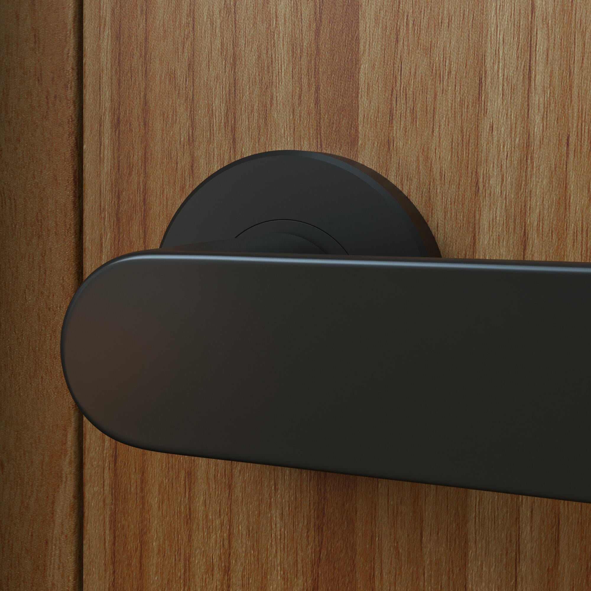 Klamka do drzwi wewnętrznych na rozecie Java czarny mat Inspire - 10