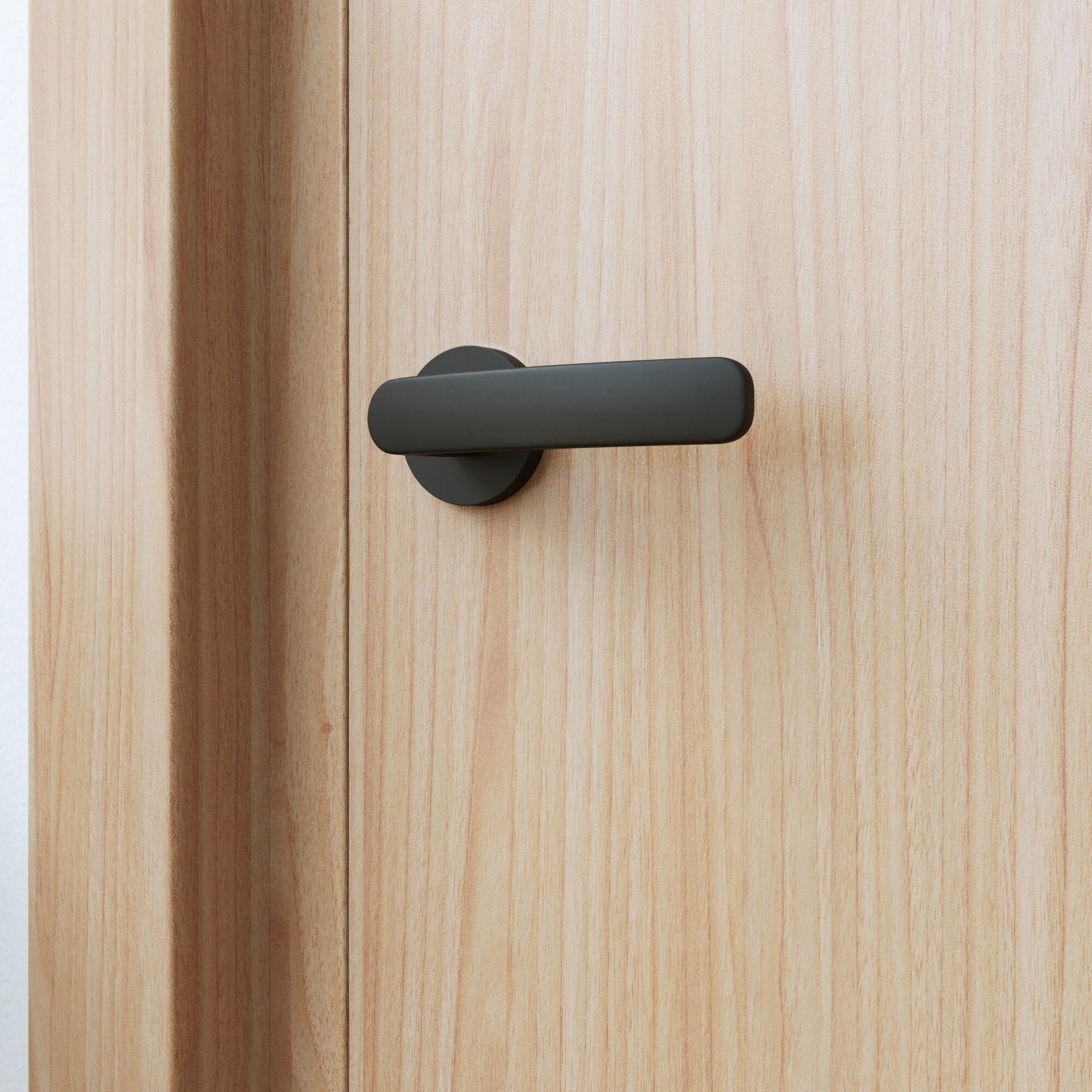 2 poignées sur rosace Lina noir mat E2 - 4