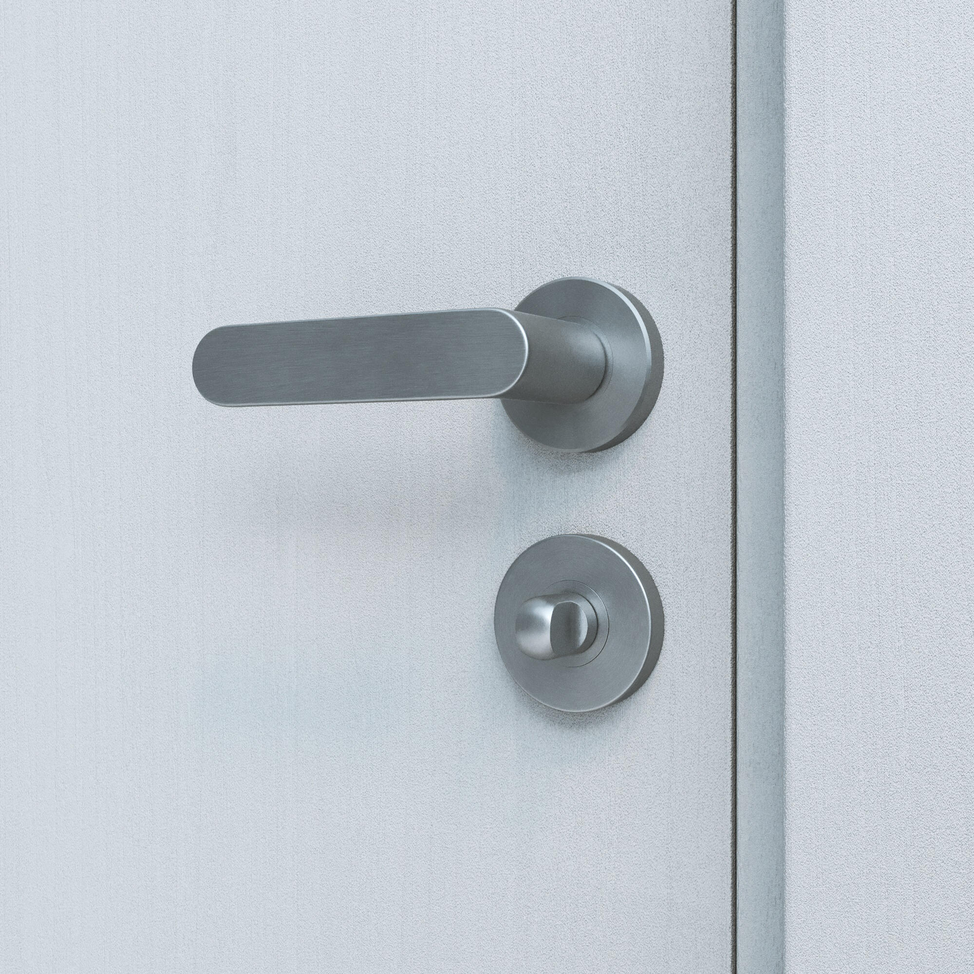 2 rosaces INSPIRE condamnation/décondamnation L1 acier nickel satiné A2 - 3